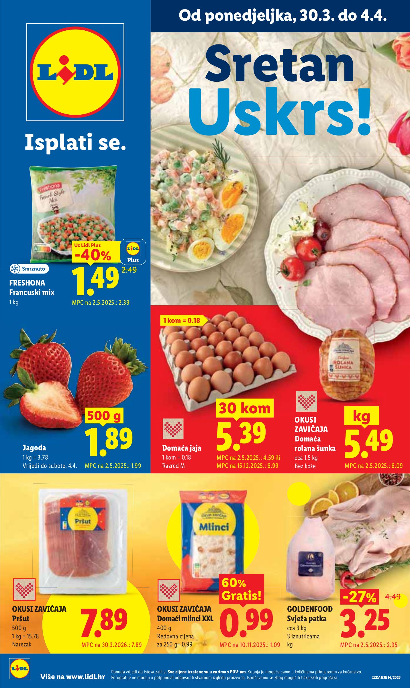 lidl - Prelistajte katalog Lidl, vrijedi od 30.03.2026 do 04.04.2026