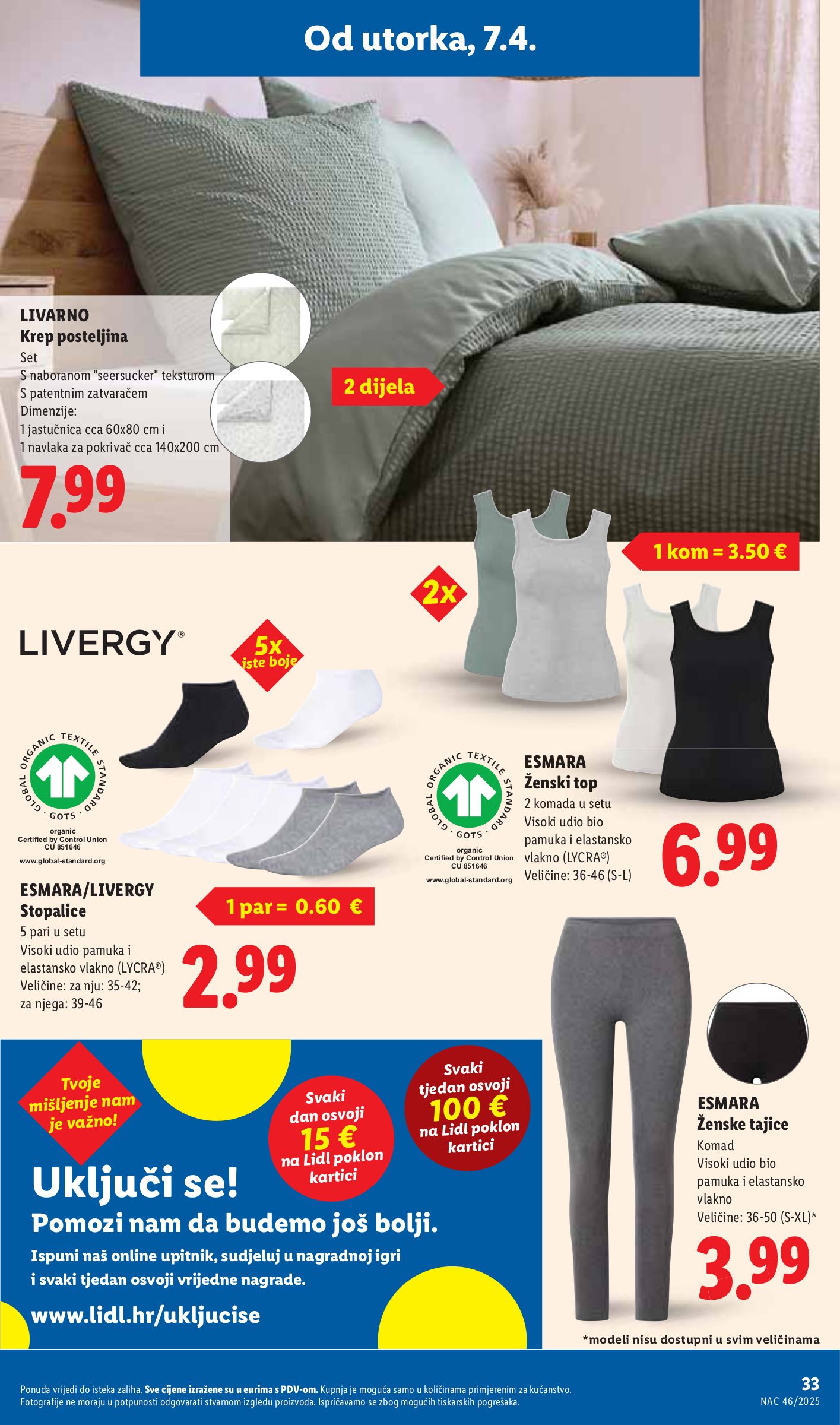 lidl - Aktualni Lidl katalog vrijedi od utorka 07.04.2026 do nedjelje 12.04.2026 - page: 33