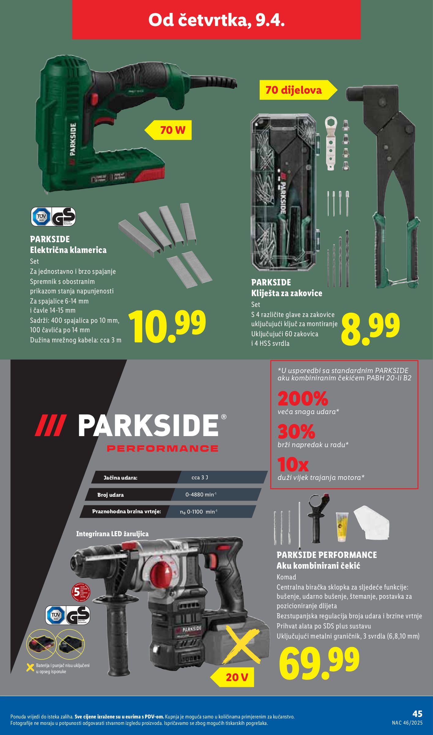 lidl - Aktualni Lidl katalog vrijedi od utorka 07.04.2026 do nedjelje 12.04.2026 - page: 45