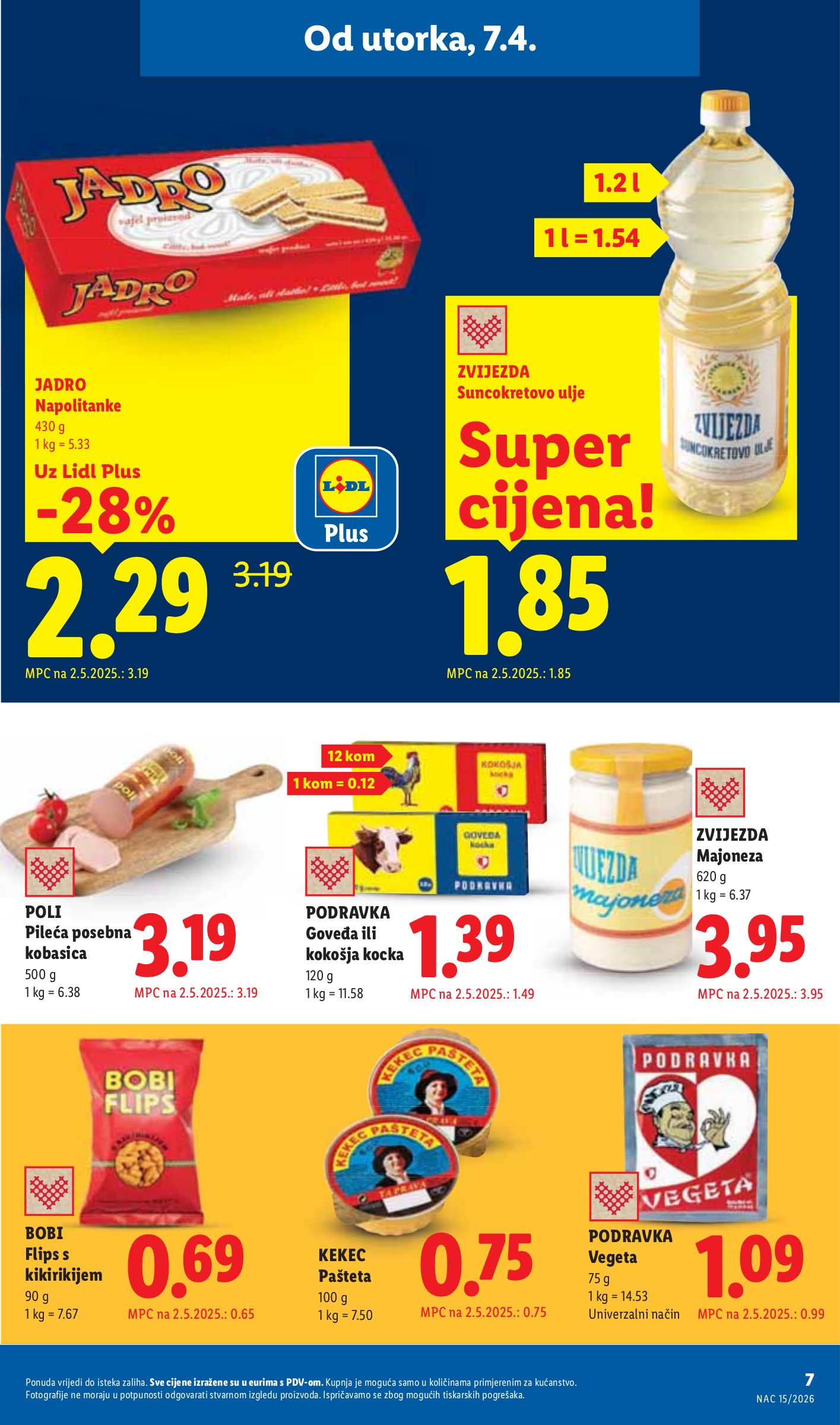 lidl - Aktualni Lidl katalog vrijedi od utorka 07.04.2026 do nedjelje 12.04.2026 - page: 7