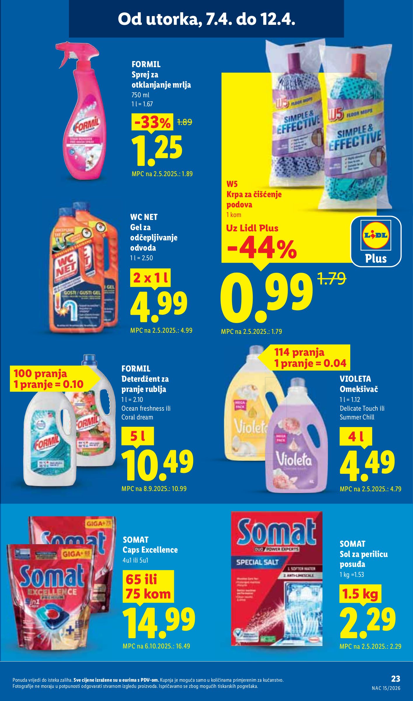 lidl - Aktualni Lidl katalog vrijedi od utorka 07.04.2026 do nedjelje 12.04.2026 - page: 23