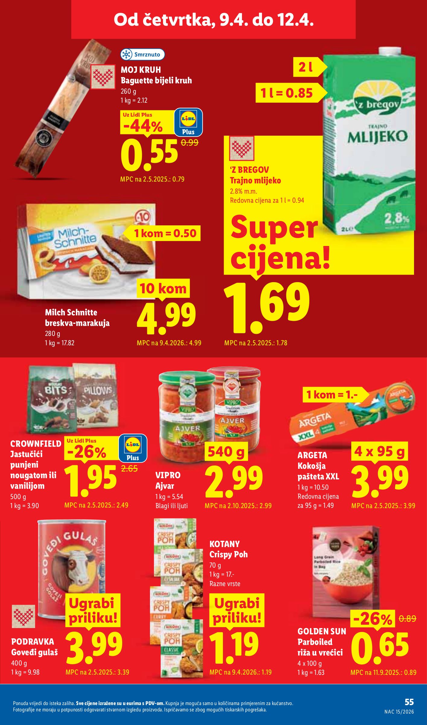 lidl - Aktualni Lidl katalog vrijedi od utorka 07.04.2026 do nedjelje 12.04.2026 - page: 55