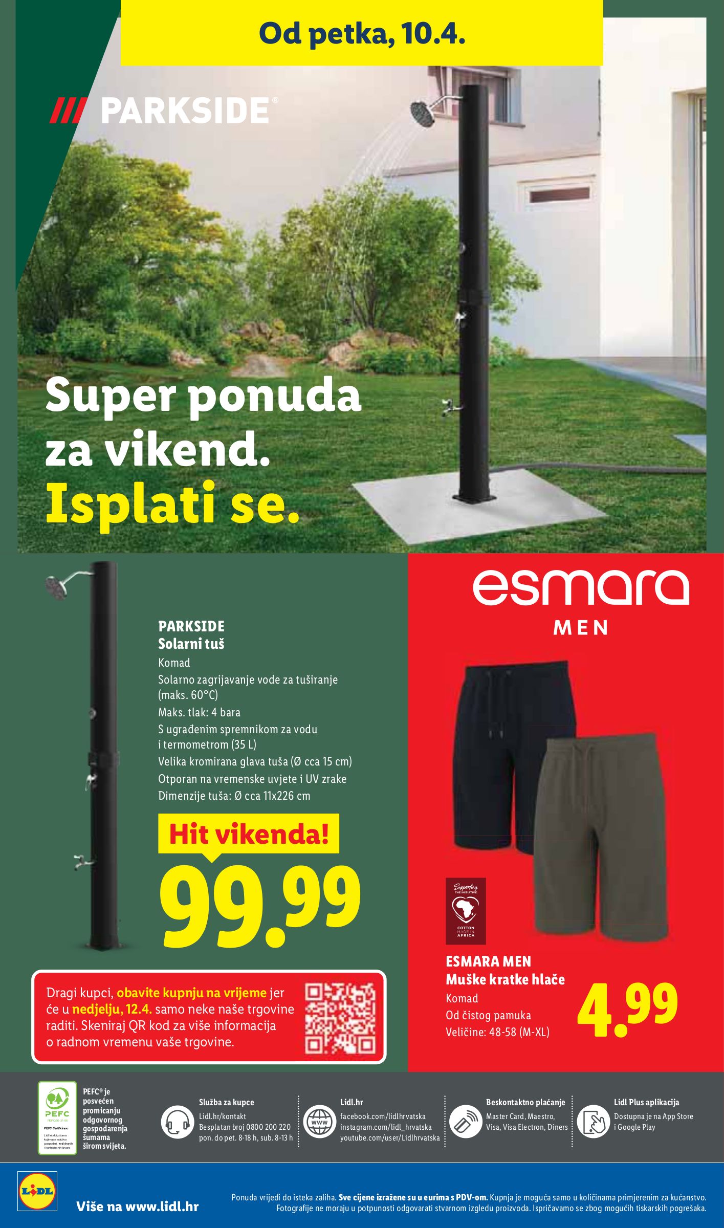 lidl - Aktualni Lidl katalog vrijedi od utorka 07.04.2026 do nedjelje 12.04.2026 - page: 72