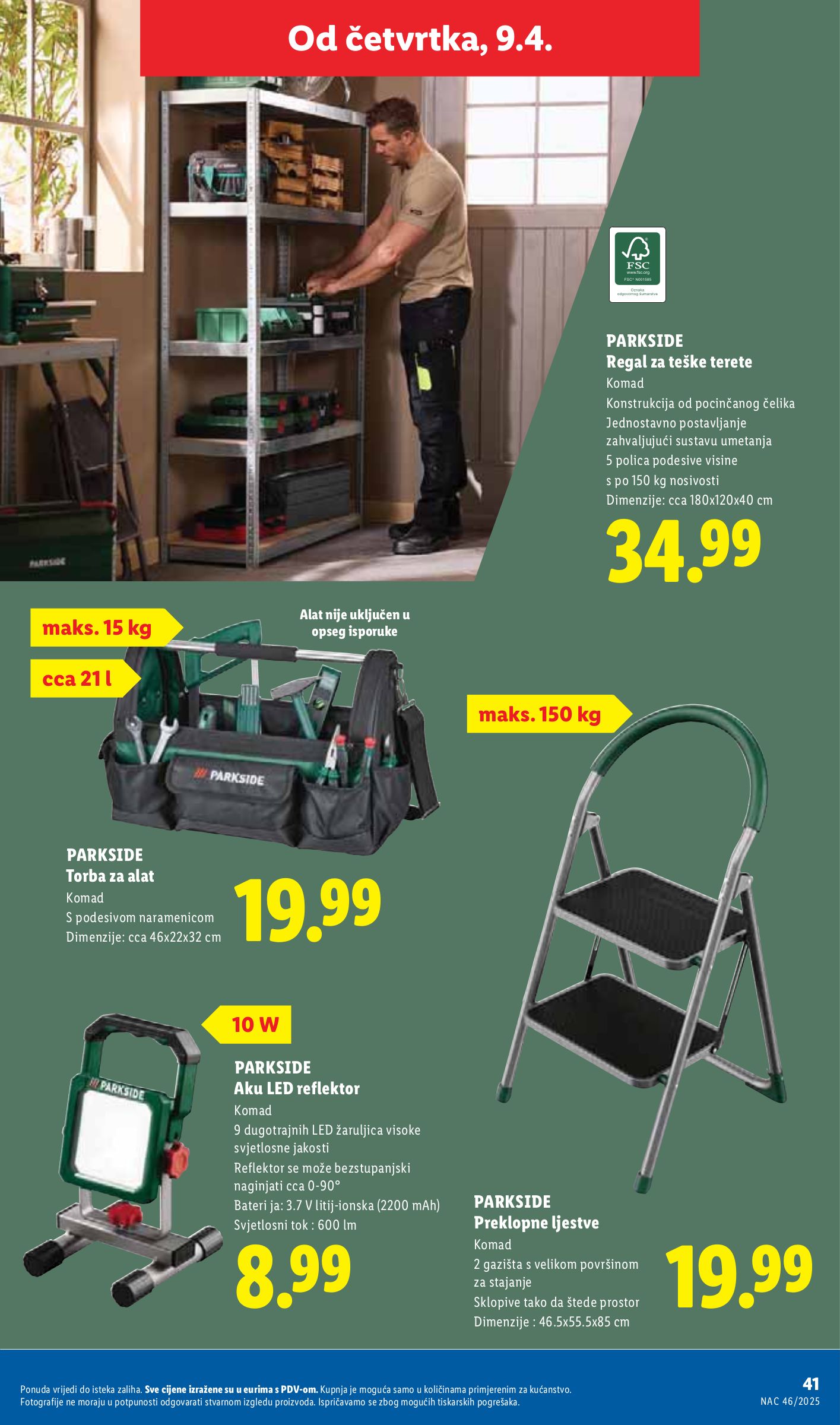 lidl - Aktualni Lidl katalog vrijedi od utorka 07.04.2026 do nedjelje 12.04.2026 - page: 41