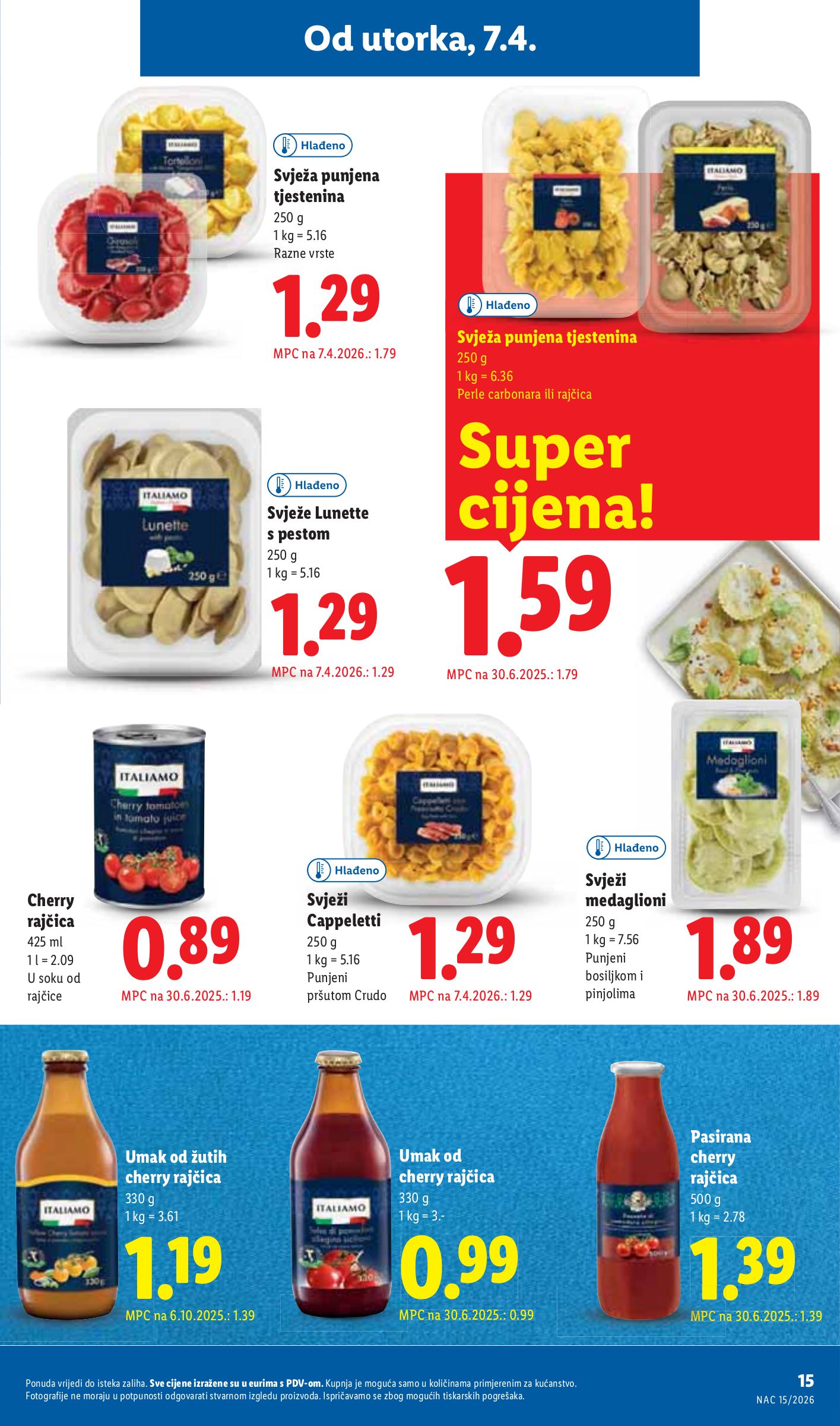 lidl - Aktualni Lidl katalog vrijedi od utorka 07.04.2026 do nedjelje 12.04.2026 - page: 15