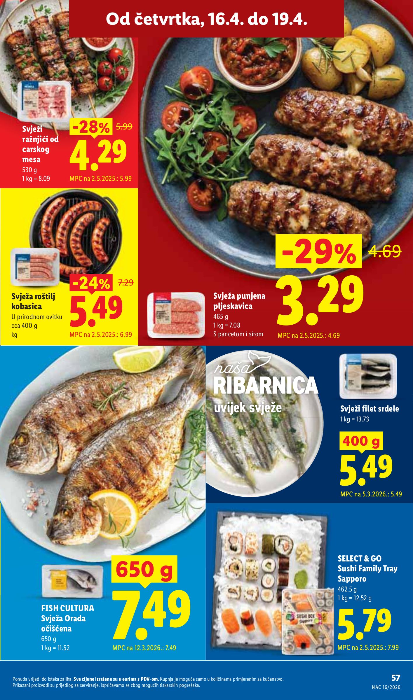 lidl - Lidl letak za sljedeći tjedan od ponedjeljka 13.04.2026 do nedjelje 19.04.2026 - page: 57