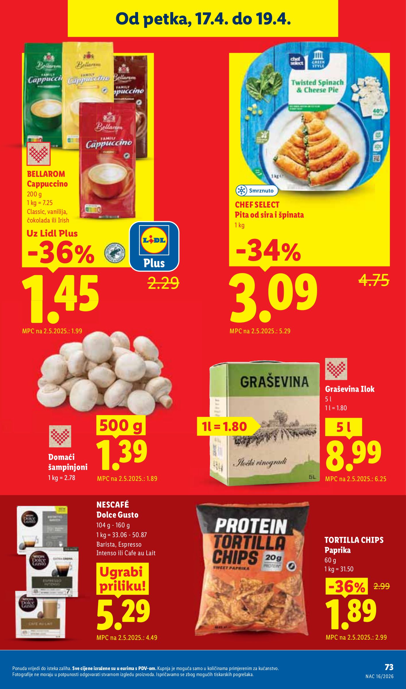 lidl - Lidl letak za sljedeći tjedan od ponedjeljka 13.04.2026 do nedjelje 19.04.2026 - page: 73