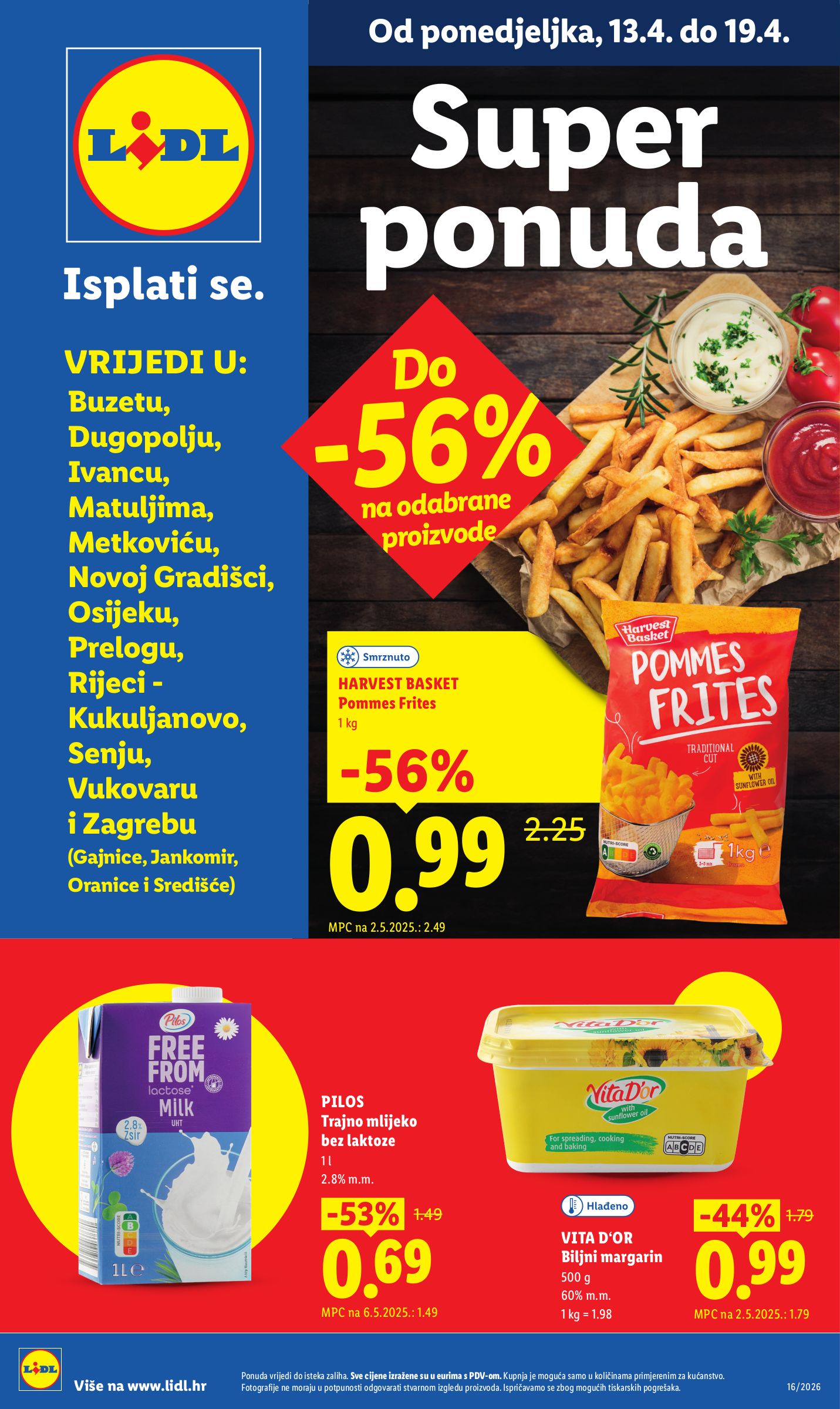 lidl - Aktualni Lidl - Super Ponuda katalog vrijedi od ponedjeljka 13.04.2026 do nedjelje 19.04.2026