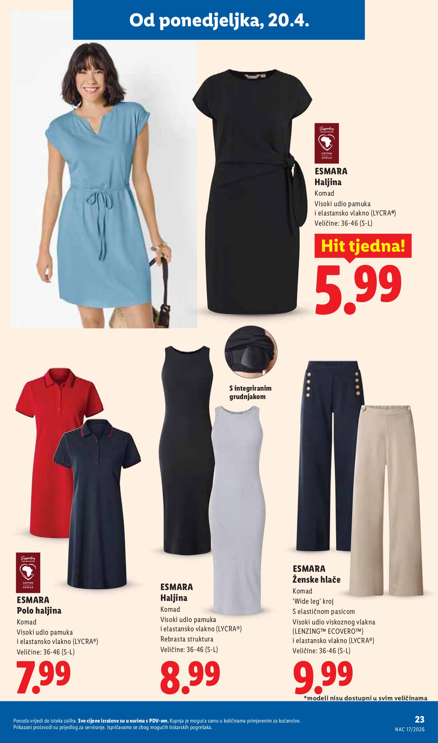 lidl - Lidl letak za sljedeći tjedan od ponedjeljka 20.04.2026 do nedjelje 26.04.2026 - page: 23