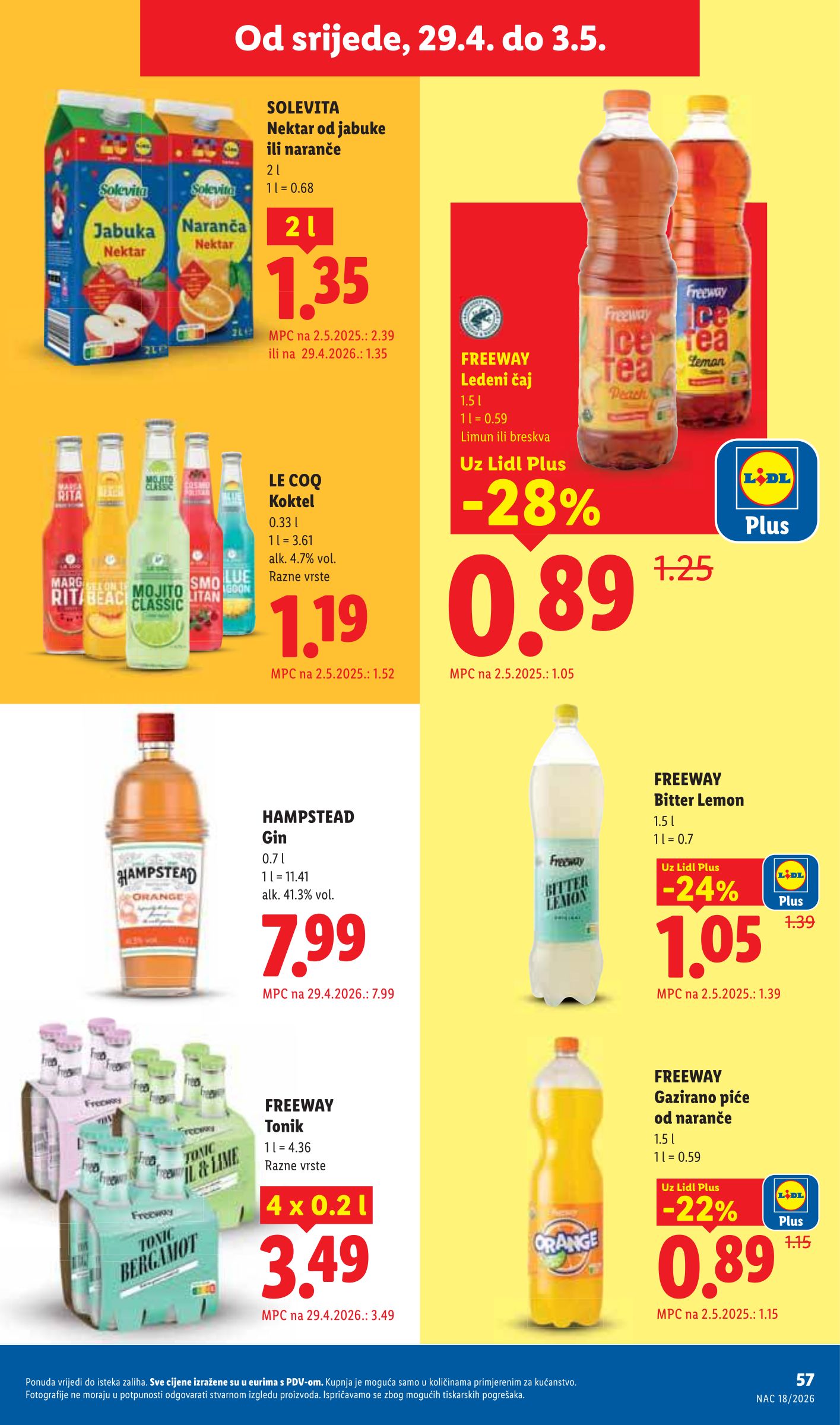lidl - Lidl letak za sljedeći tjedan od ponedjeljka 27.04.2026 do nedjelje 03.05.2026 - page: 57