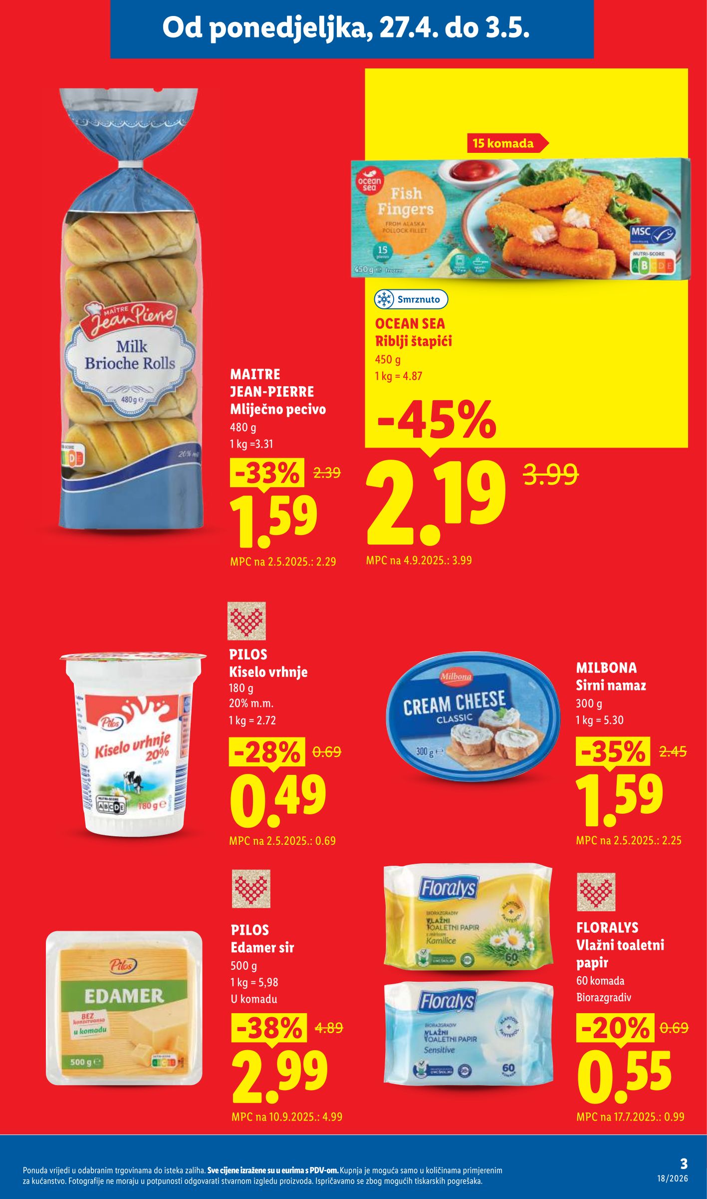 lidl - Aktualni Lidl - Super Ponuda katalog vrijedi od ponedjeljka 27.04.2026 do nedjelje 03.05.2026 - page: 3