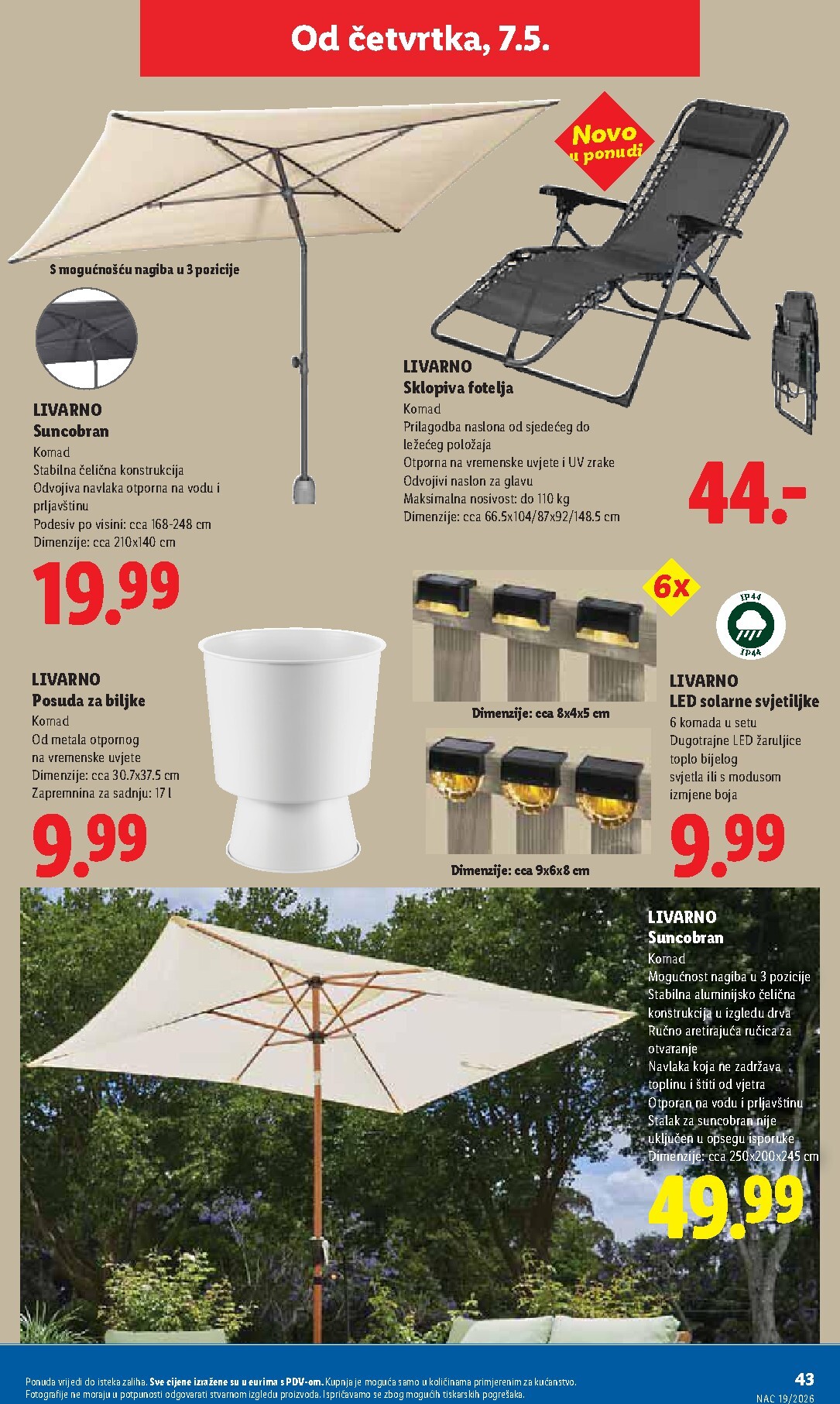 lidl - Lidl letak za sljedeći tjedan od ponedjeljka 04.05.2026 do nedjelje 10.05.2026 - page: 43