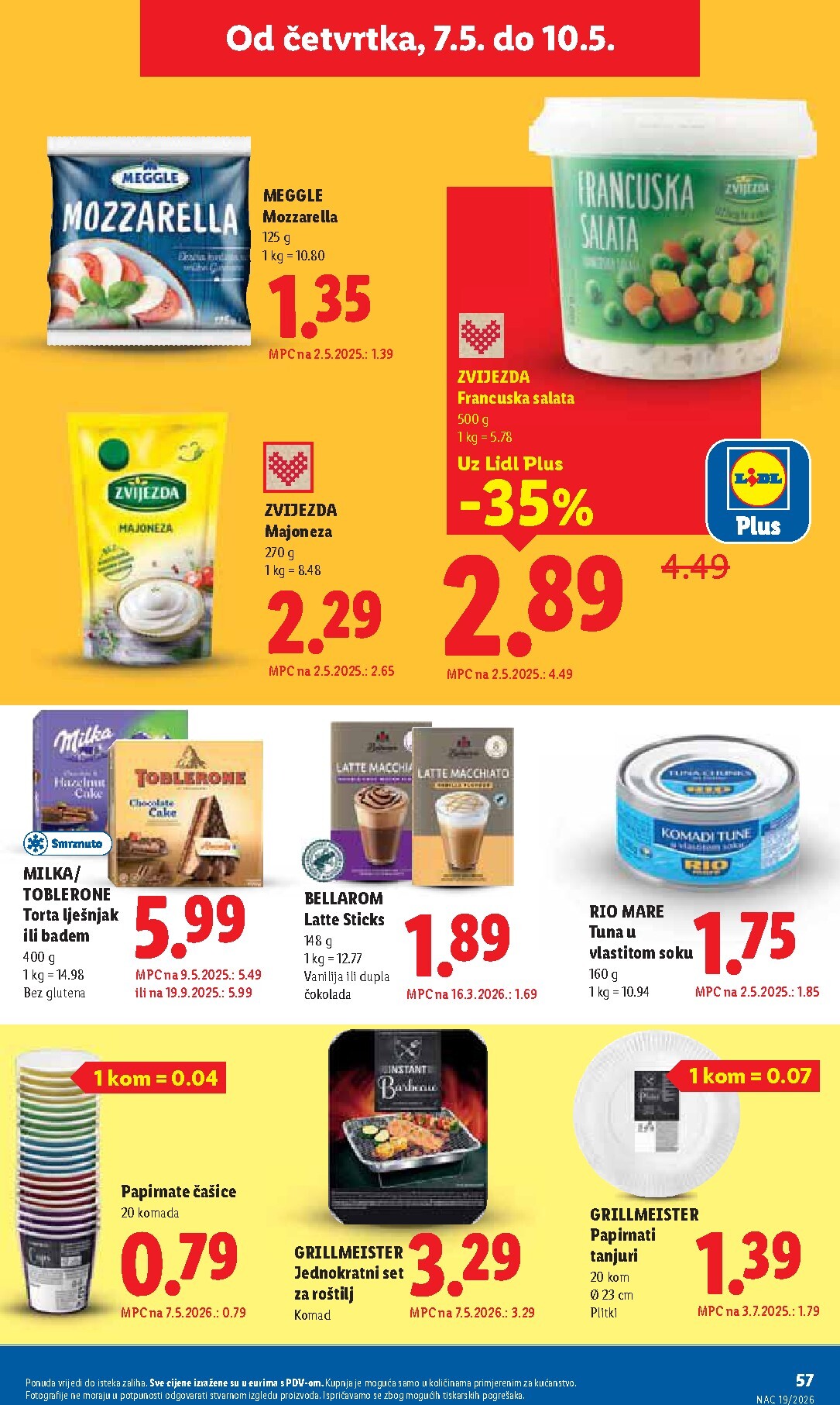 lidl - Lidl letak za sljedeći tjedan od ponedjeljka 04.05.2026 do nedjelje 10.05.2026 - page: 57