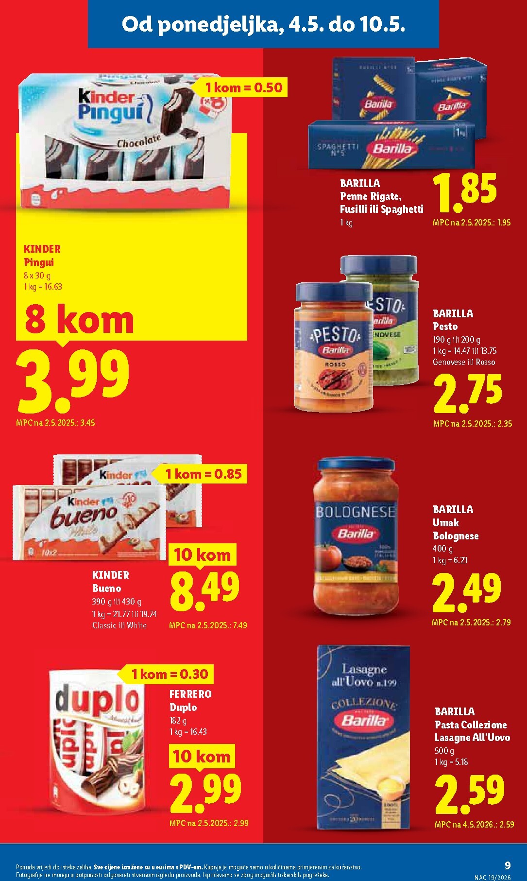 lidl - Lidl letak za sljedeći tjedan od ponedjeljka 04.05.2026 do nedjelje 10.05.2026 - page: 9