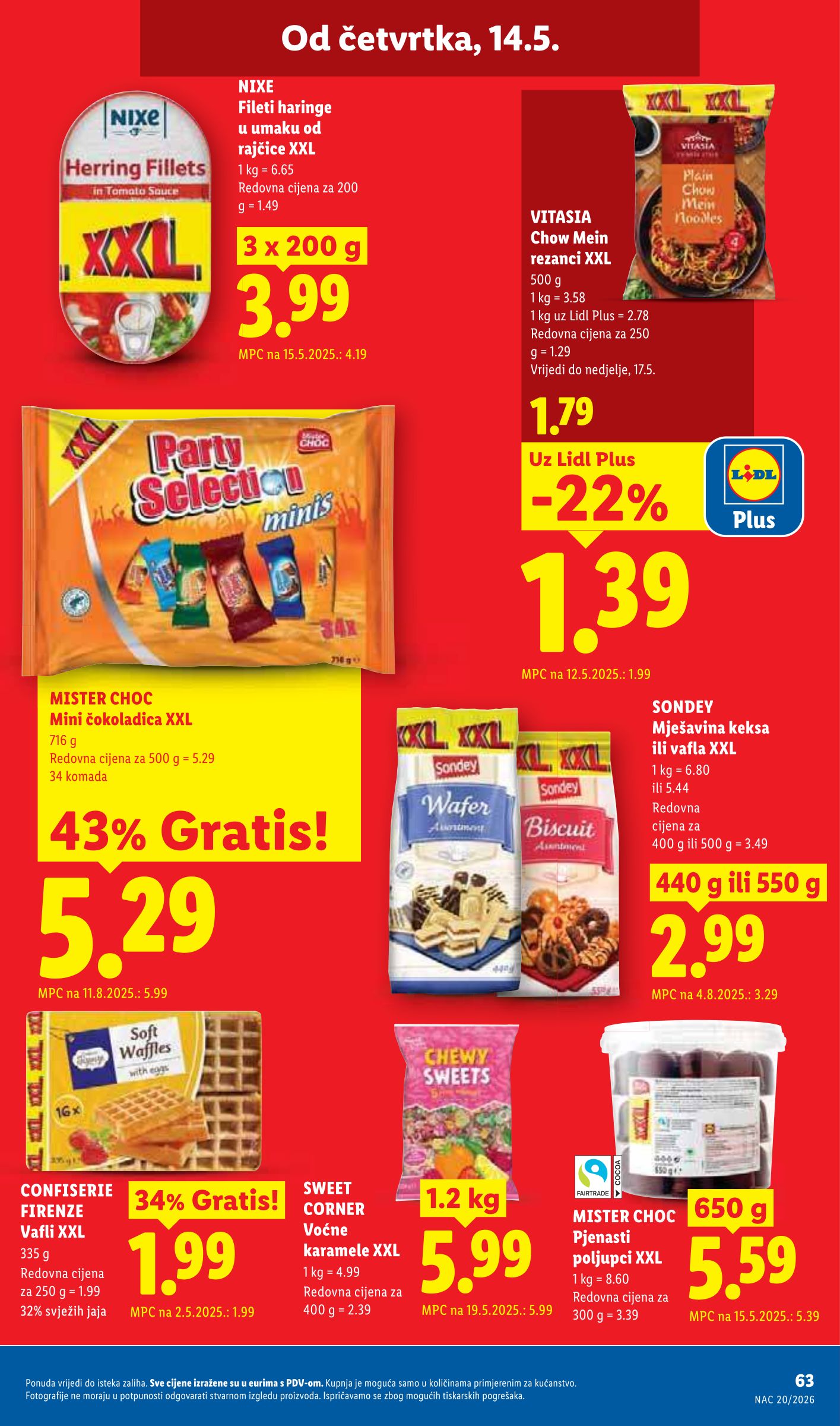 lidl - Lidl letak za sljedeći tjedan od ponedjeljka 11.05.2026 do nedjelje 17.05.2026 - page: 63