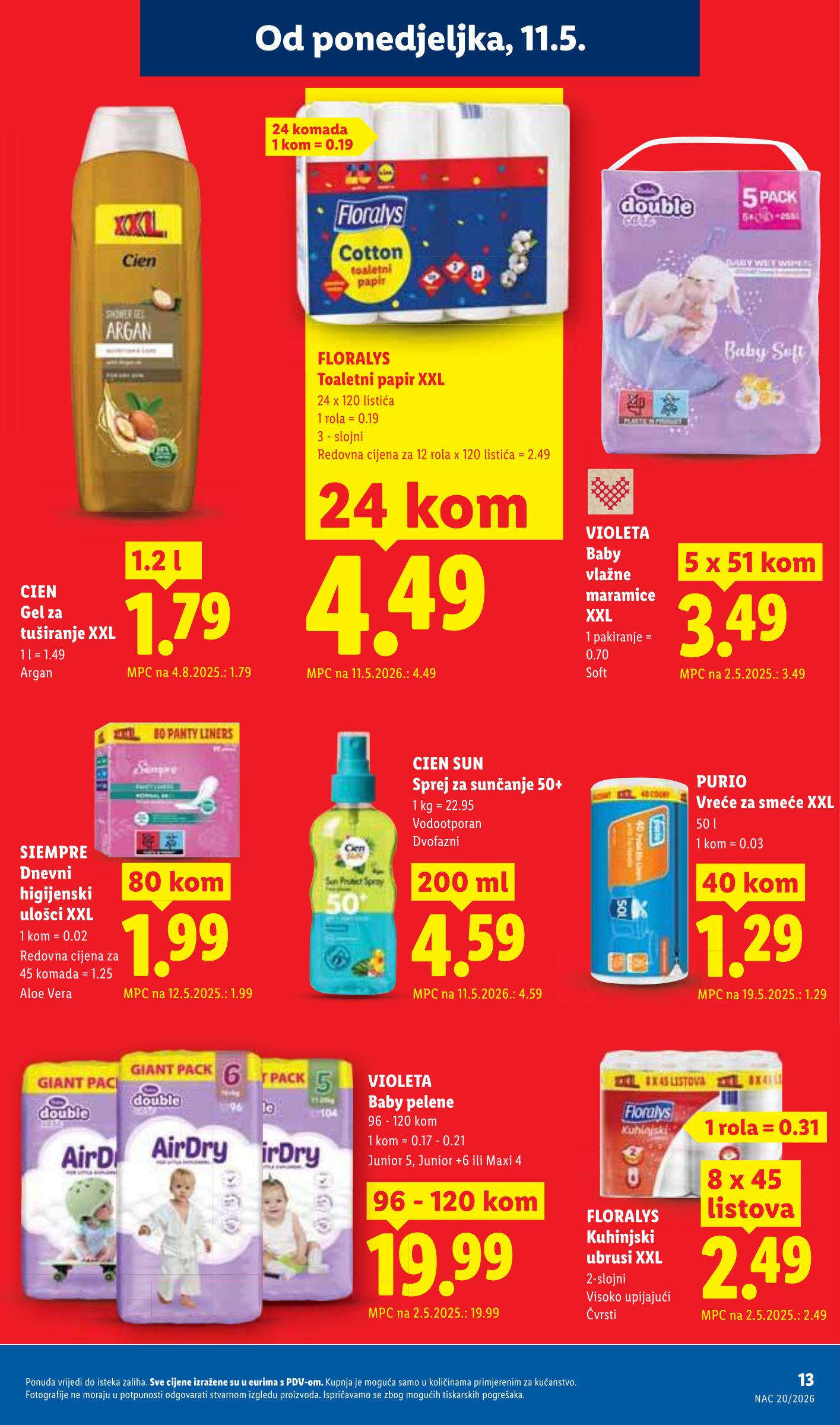 lidl - Lidl letak za sljedeći tjedan od ponedjeljka 11.05.2026 do nedjelje 17.05.2026 - page: 13
