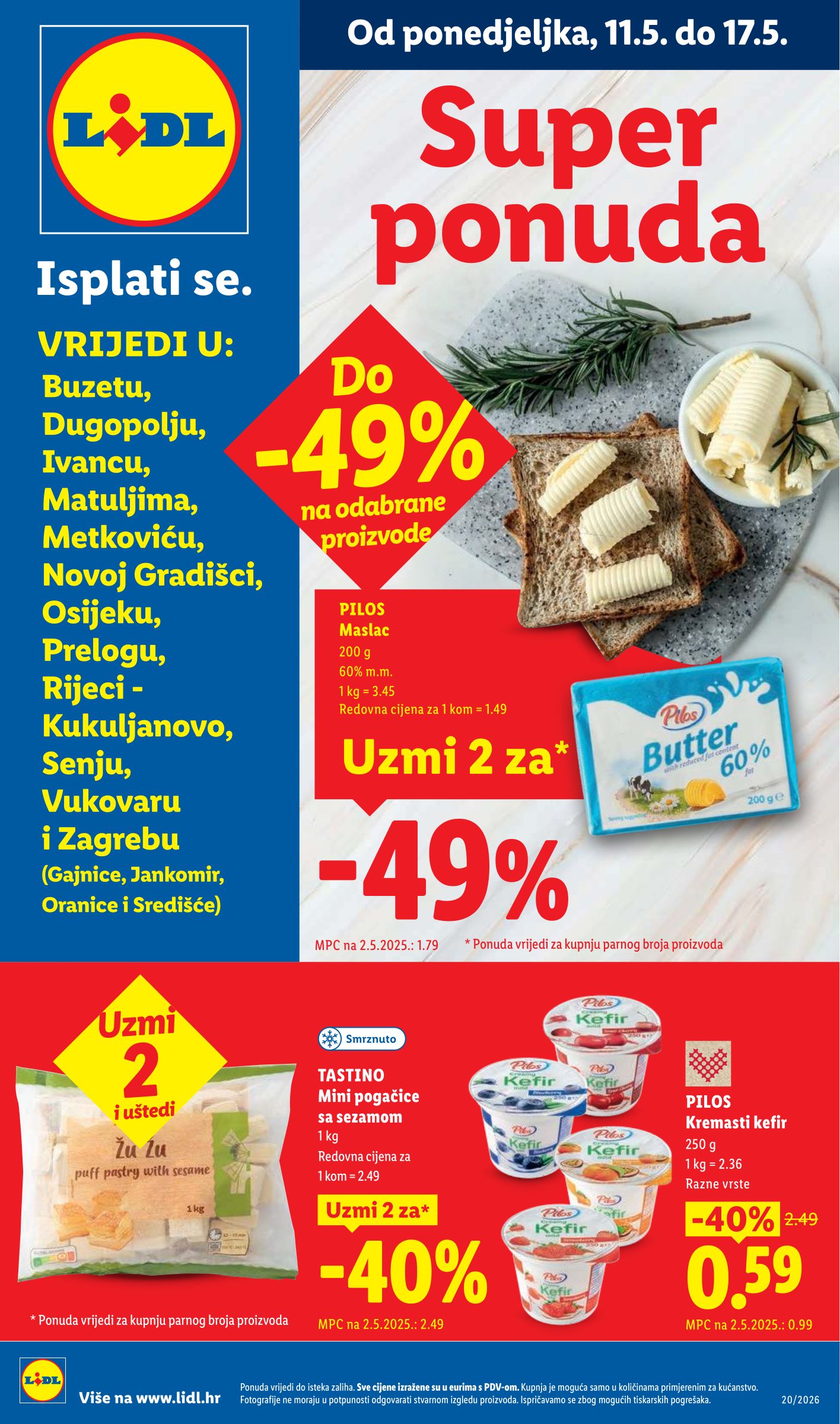lidl - Aktualni Lidl - Super Ponuda katalog vrijedi od ponedjeljka 11.05.2026 do nedjelje 17.05.2026