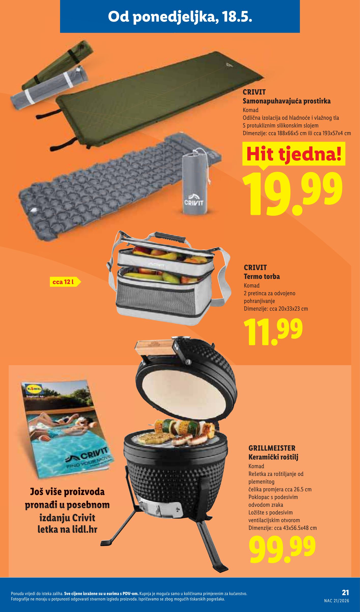 lidl - Lidl letak za sljedeći tjedan od ponedjeljka 18.05.2026 do nedjelje 24.05.2026 - page: 21