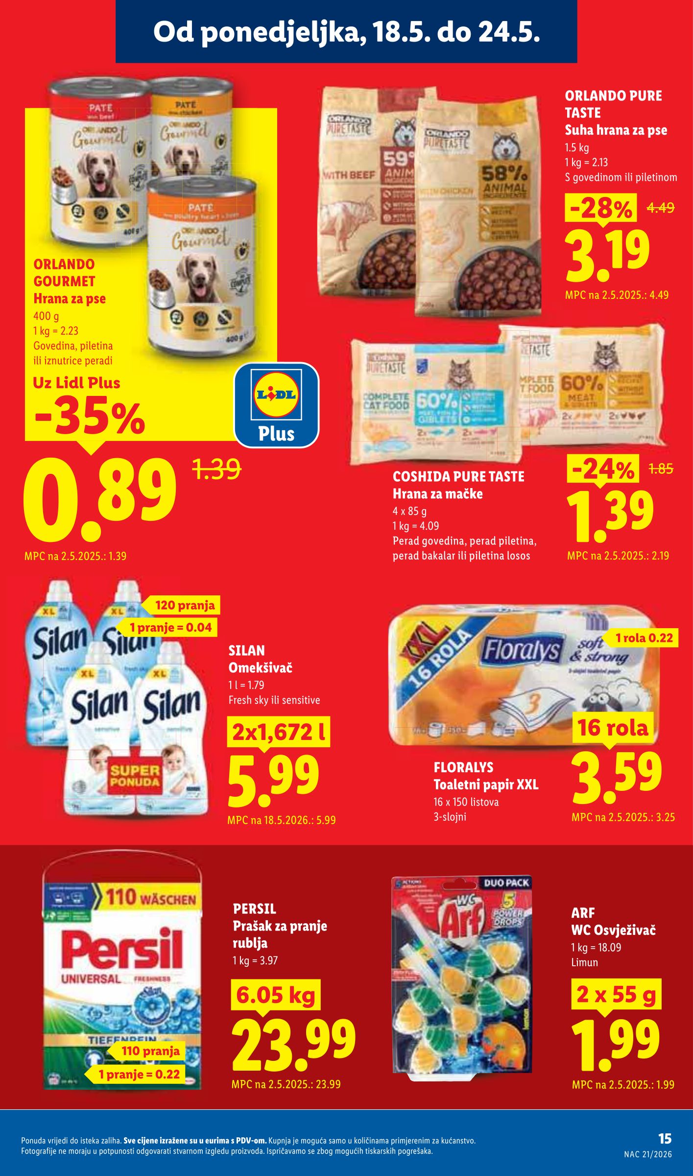 lidl - Lidl letak za sljedeći tjedan od ponedjeljka 18.05.2026 do nedjelje 24.05.2026 - page: 15