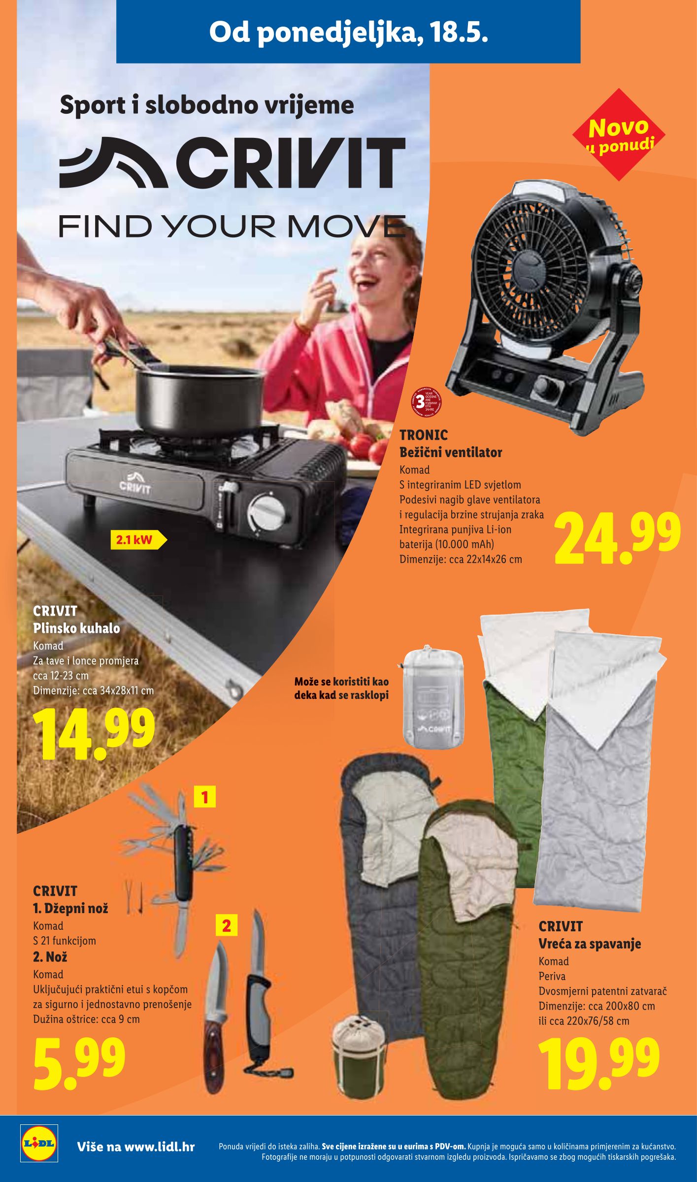 lidl - Lidl letak za sljedeći tjedan od ponedjeljka 18.05.2026 do nedjelje 24.05.2026 - page: 22