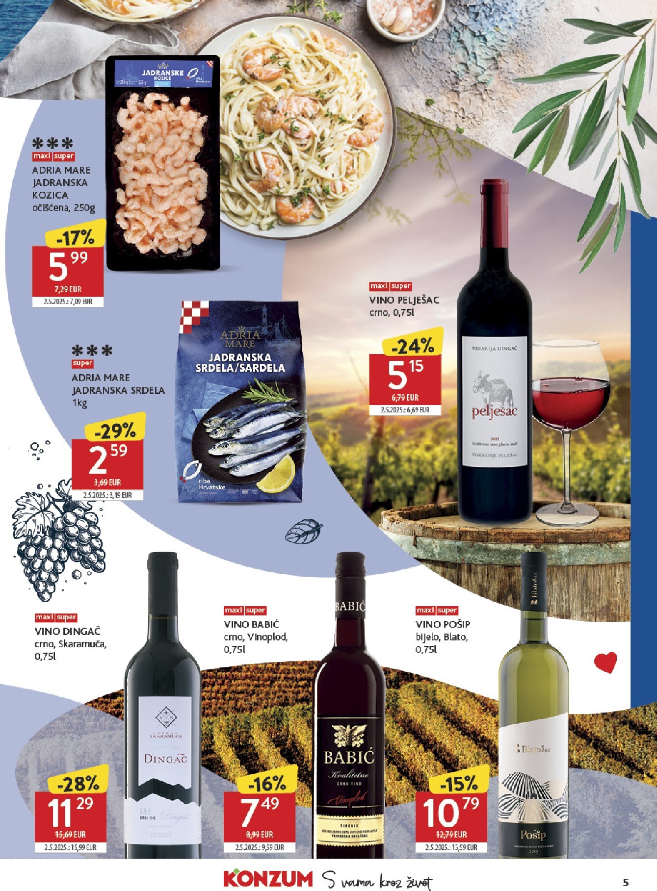 konzum - Aktualni katalog Konzum - Katalog Najbolje iz Hrvatske od ponedjeljka, 18.05.2026 do nedjelje, 14.06.2026 - page: 5