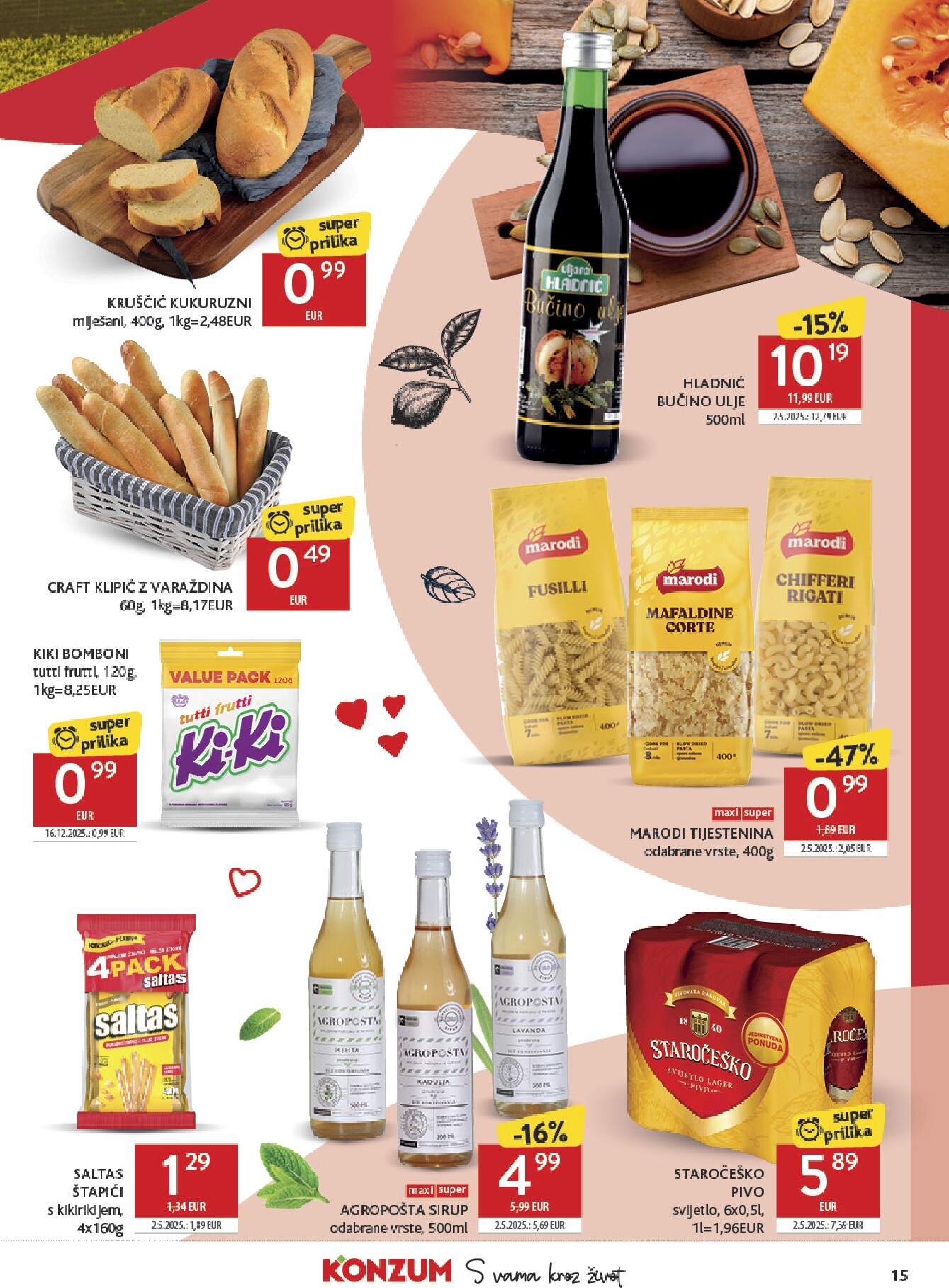 konzum - Aktualni katalog Konzum - Katalog Najbolje iz Hrvatske od ponedjeljka, 18.05.2026 do nedjelje, 14.06.2026 - page: 15