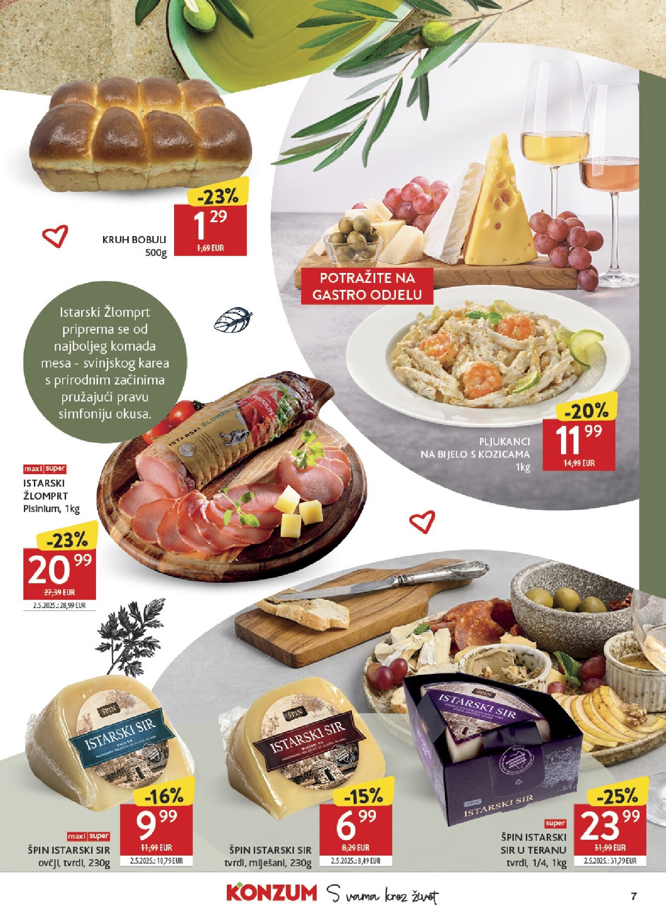 konzum - Aktualni katalog Konzum - Katalog Najbolje iz Hrvatske od ponedjeljka, 18.05.2026 do nedjelje, 14.06.2026 - page: 7