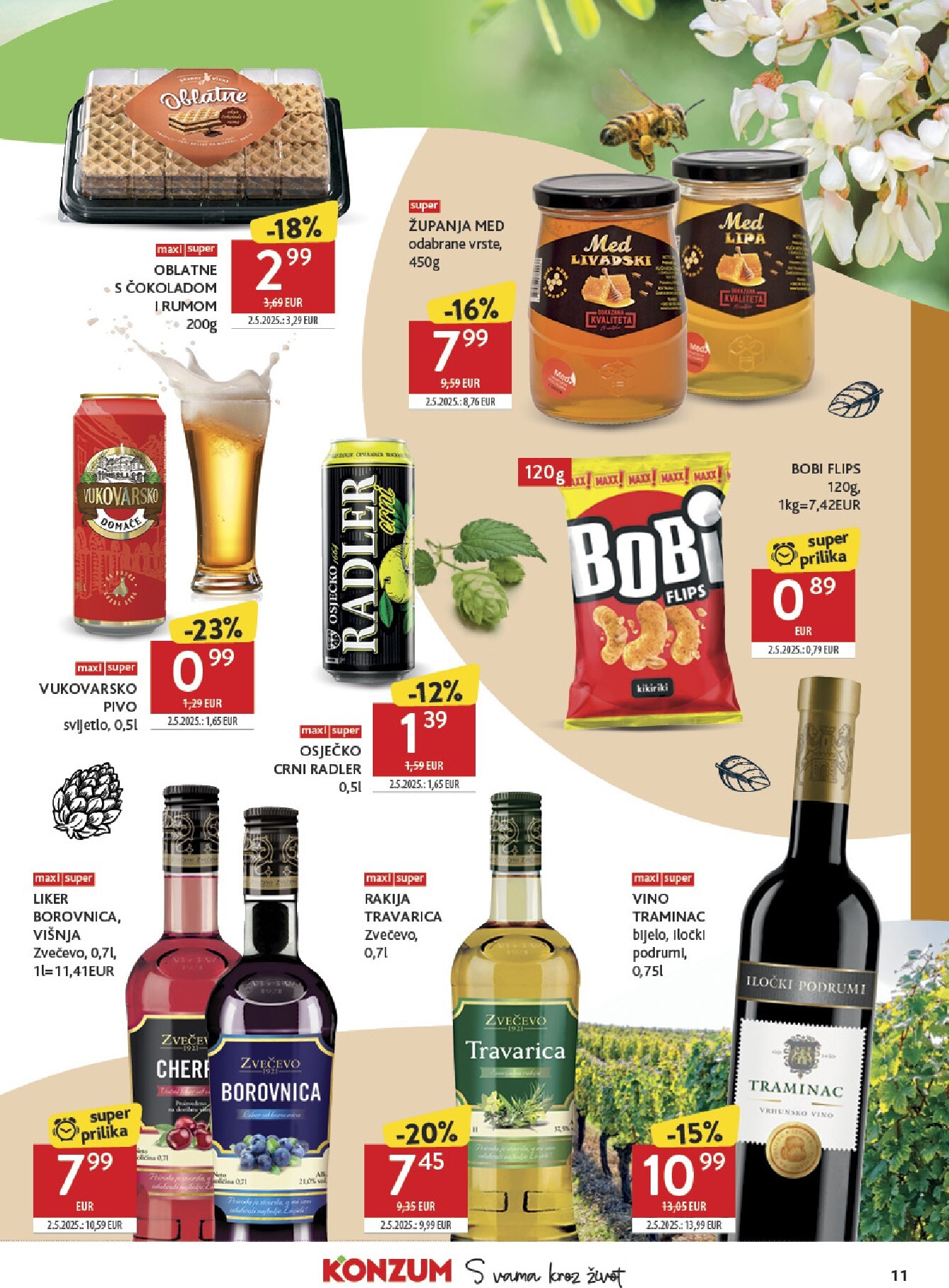 konzum - Aktualni katalog Konzum - Katalog Najbolje iz Hrvatske od ponedjeljka, 18.05.2026 do nedjelje, 14.06.2026 - page: 11