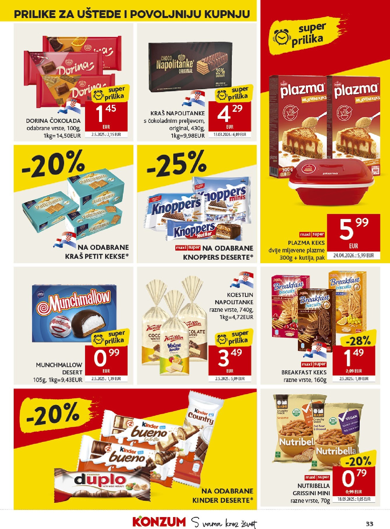 konzum - Novi Konzum katalog od srijede, 20.05.2026 do utorka, 26.05.2026 - page: 33