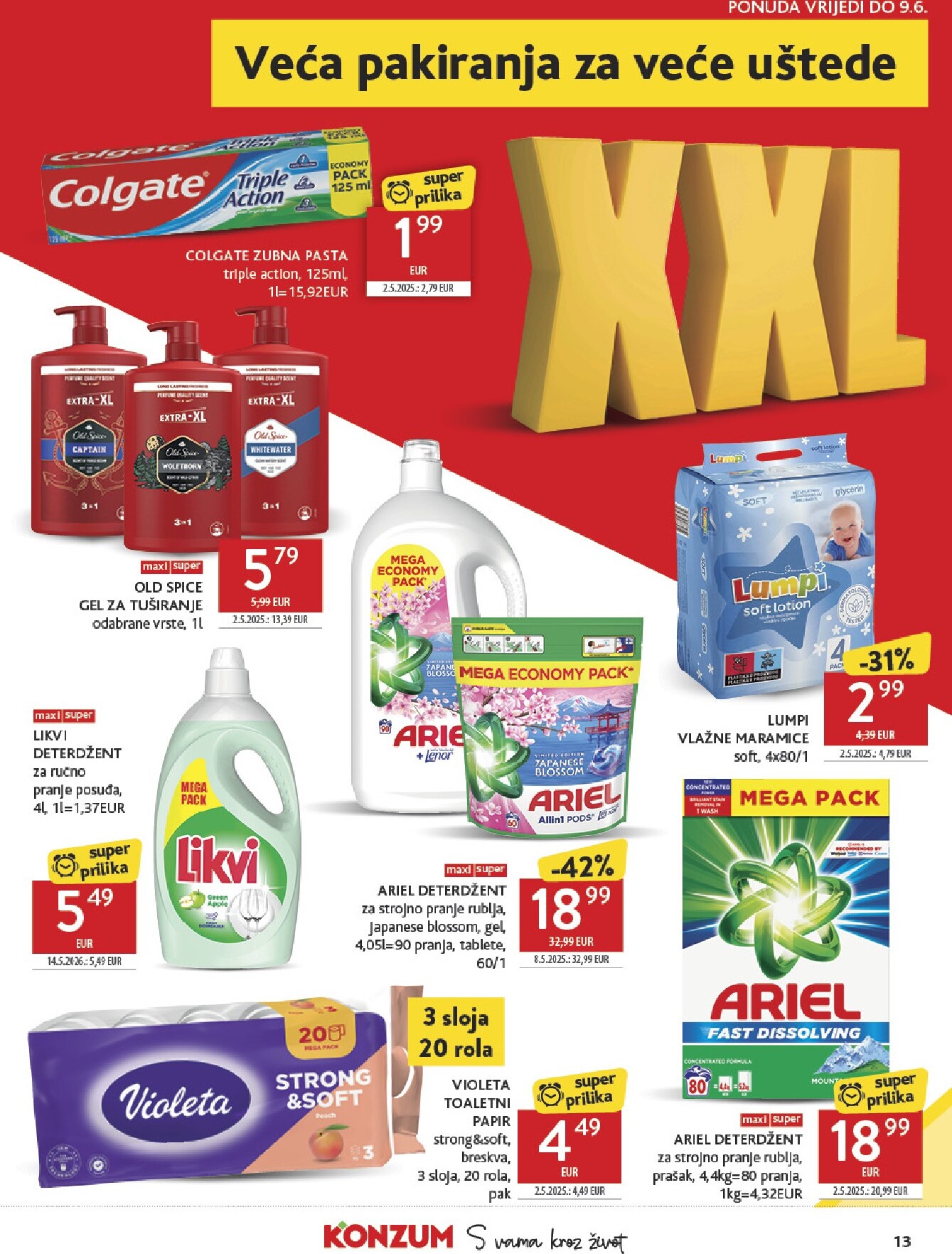 konzum - Novi Konzum - Katalog 27. 5. - 2. 6. katalog od srijede, 27.05.2026 do utorka, 02.06.2026 - page: 13