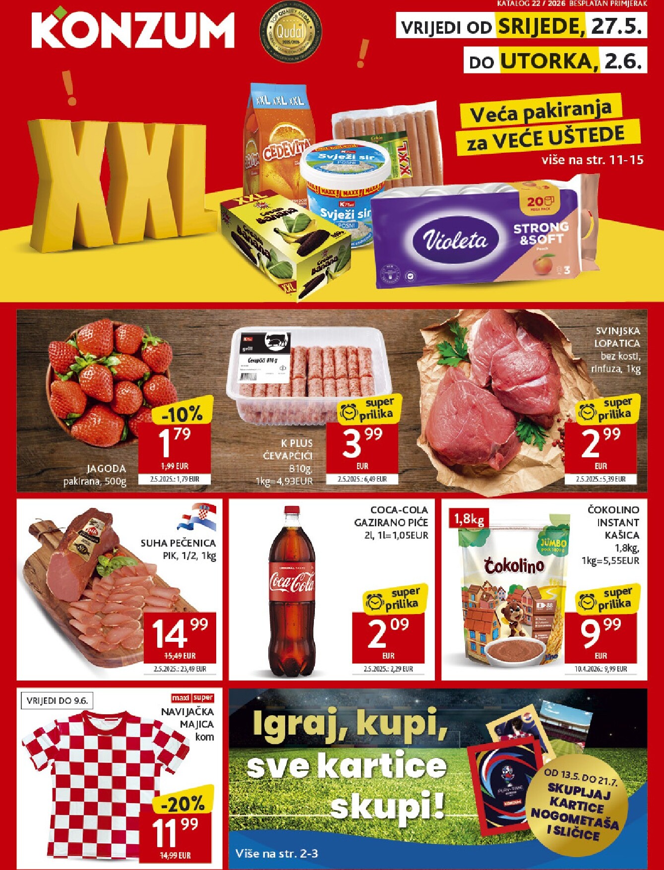 konzum - Novi Konzum - Katalog 27. 5. - 2. 6. katalog od srijede, 27.05.2026 do utorka, 02.06.2026