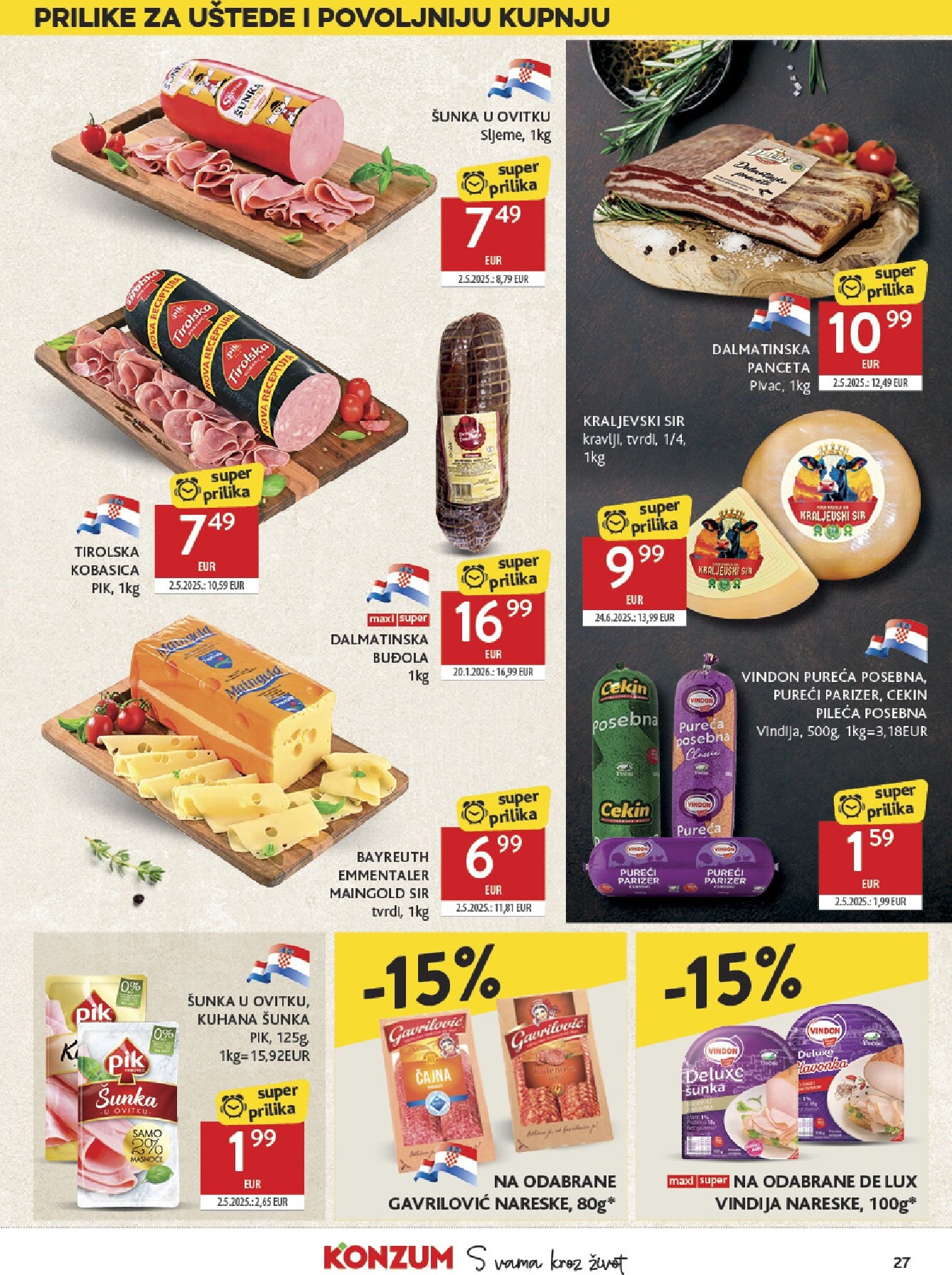 konzum - Novi Konzum - Katalog 27. 5. - 2. 6. katalog od srijede, 27.05.2026 do utorka, 02.06.2026 - page: 27
