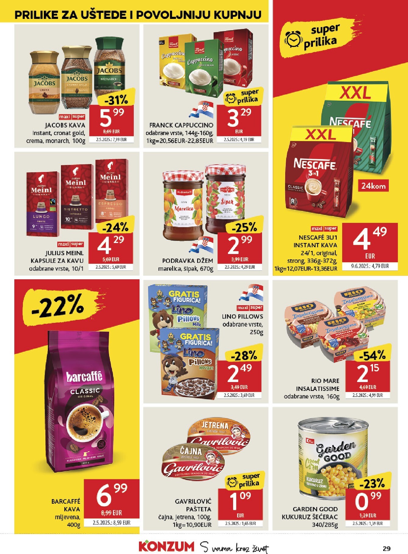 konzum - Novi Konzum - Katalog 27. 5. - 2. 6. katalog od srijede, 27.05.2026 do utorka, 02.06.2026 - page: 29