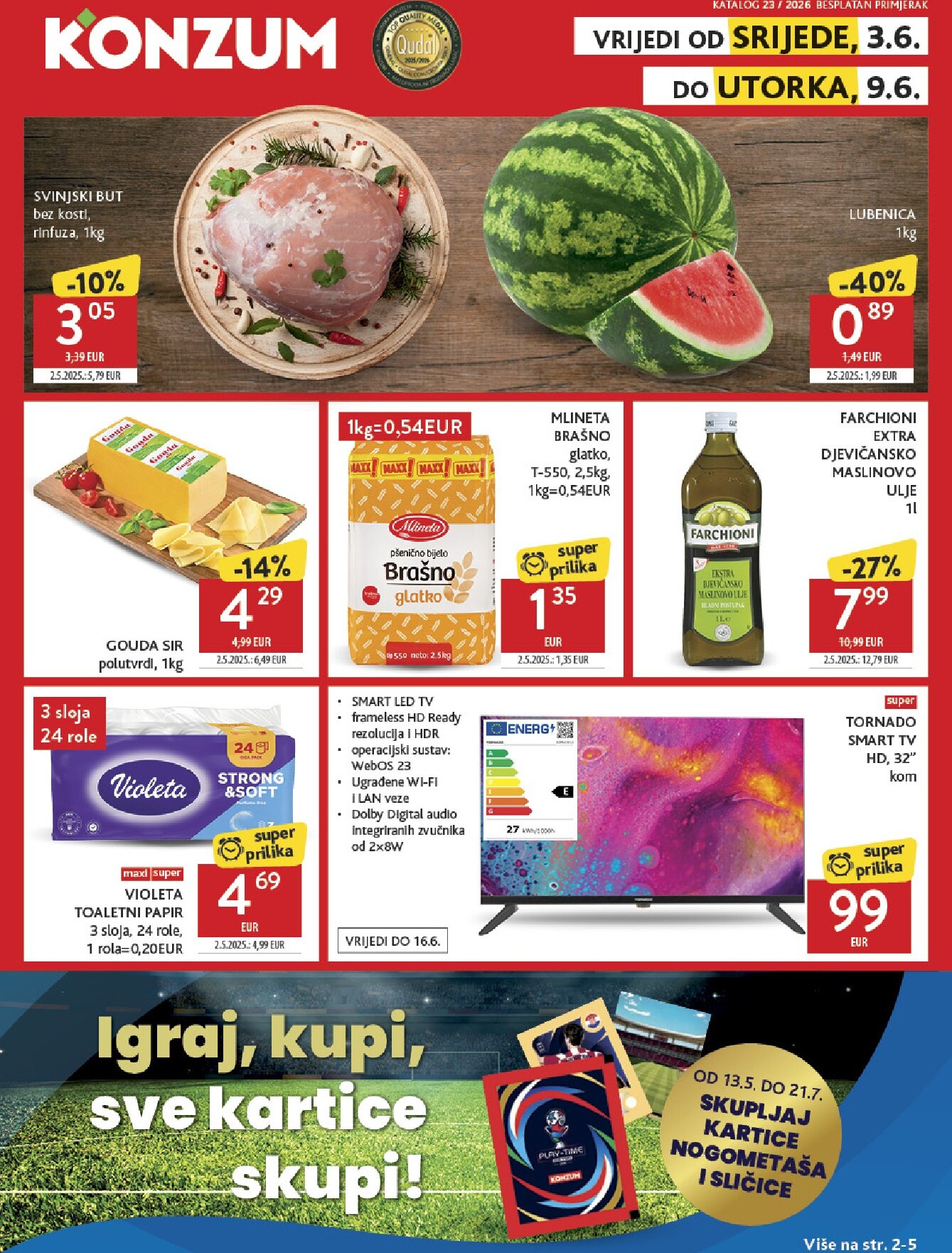 konzum - Novi Konzum katalog od srijede, 03.06.2026 do utorka, 09.06.2026 - page: 1