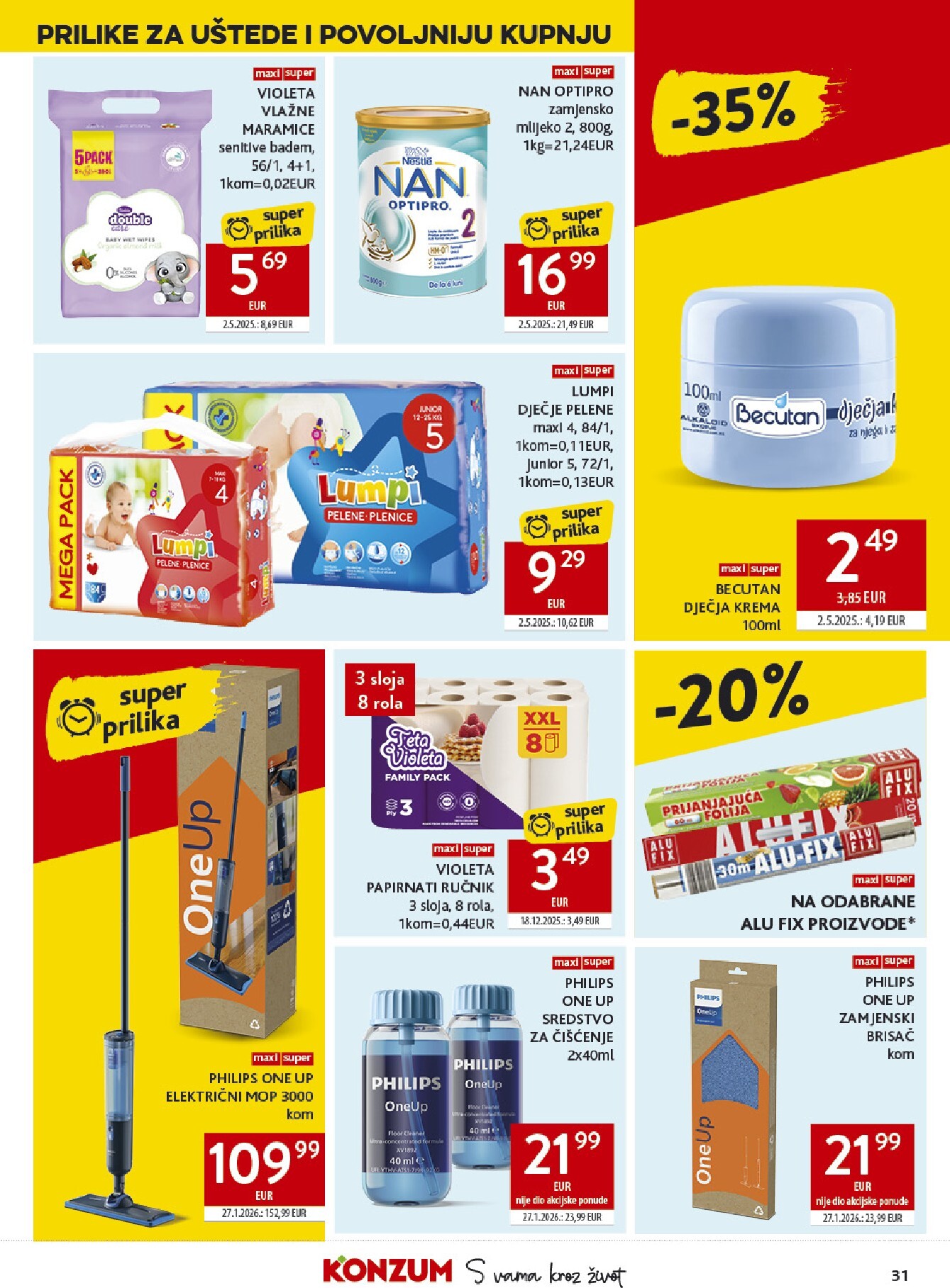 konzum - Aktualni katalog Konzum od srijede, 01.07.2026 do utorka, 07.07.2026 - page: 31