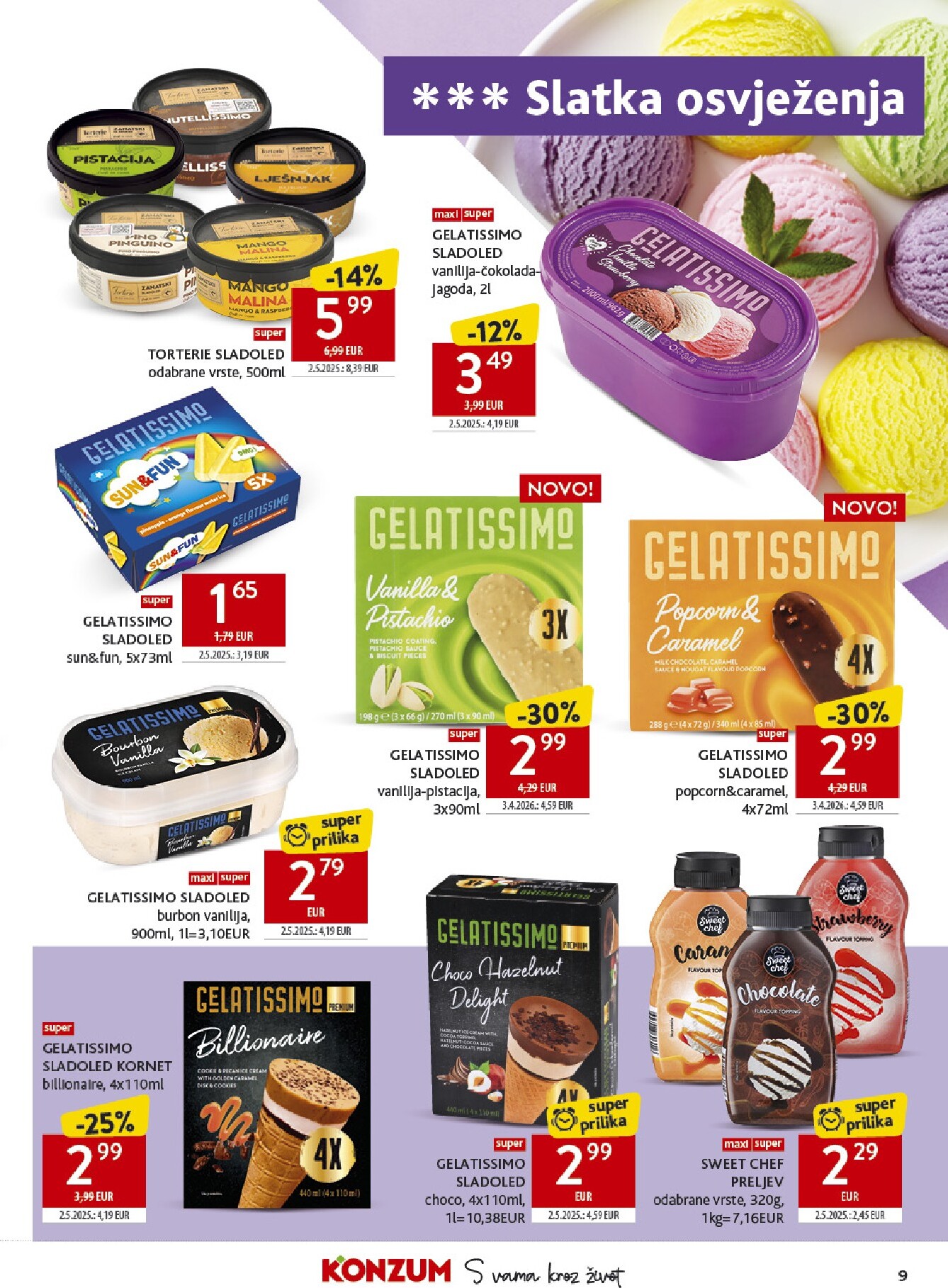konzum - Aktualni katalog Konzum od srijede, 01.07.2026 do utorka, 07.07.2026 - page: 9