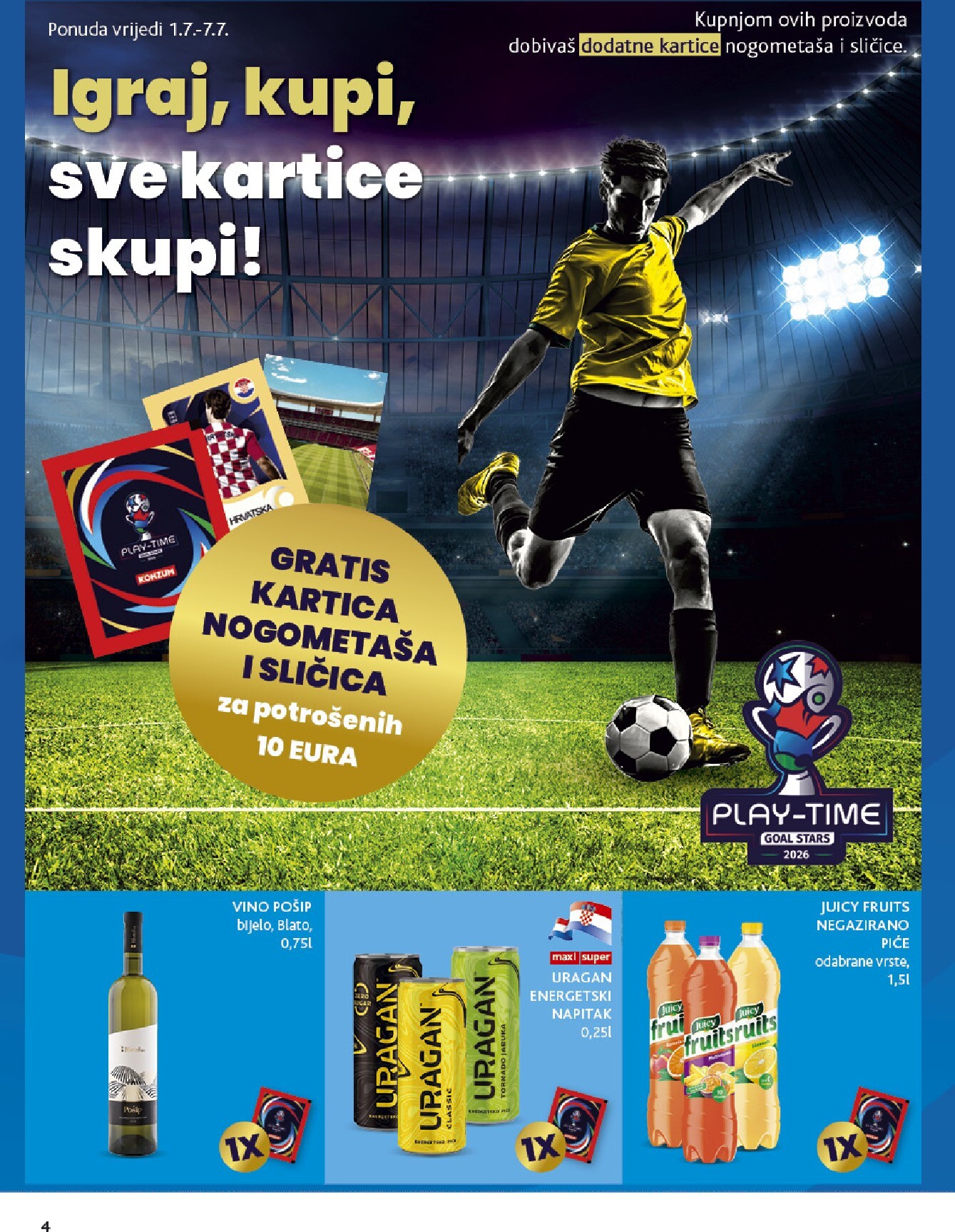 konzum - Aktualni katalog Konzum od srijede, 01.07.2026 do utorka, 07.07.2026 - page: 4