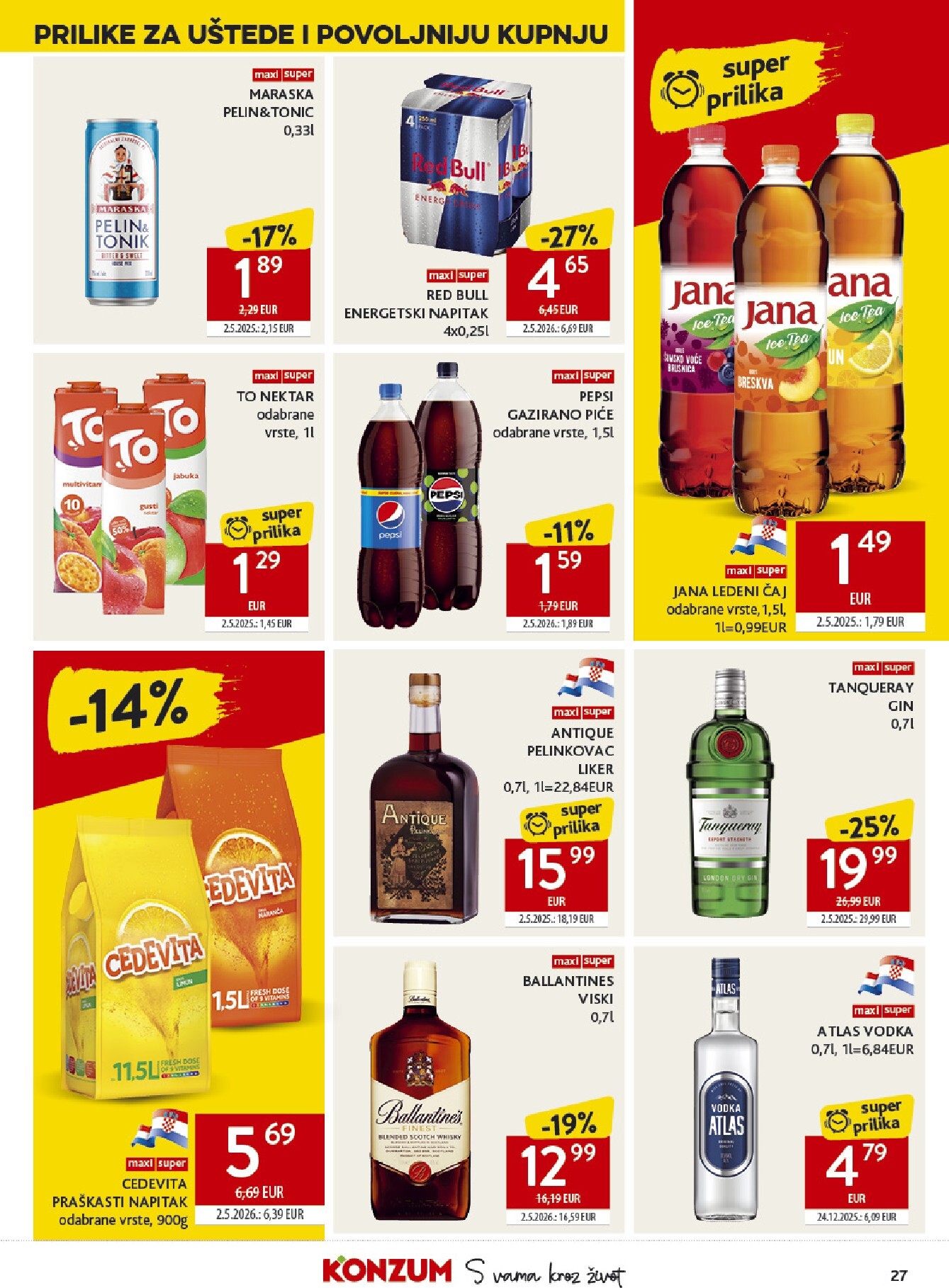konzum - Aktualni katalog Konzum od srijede, 01.07.2026 do utorka, 07.07.2026 - page: 27