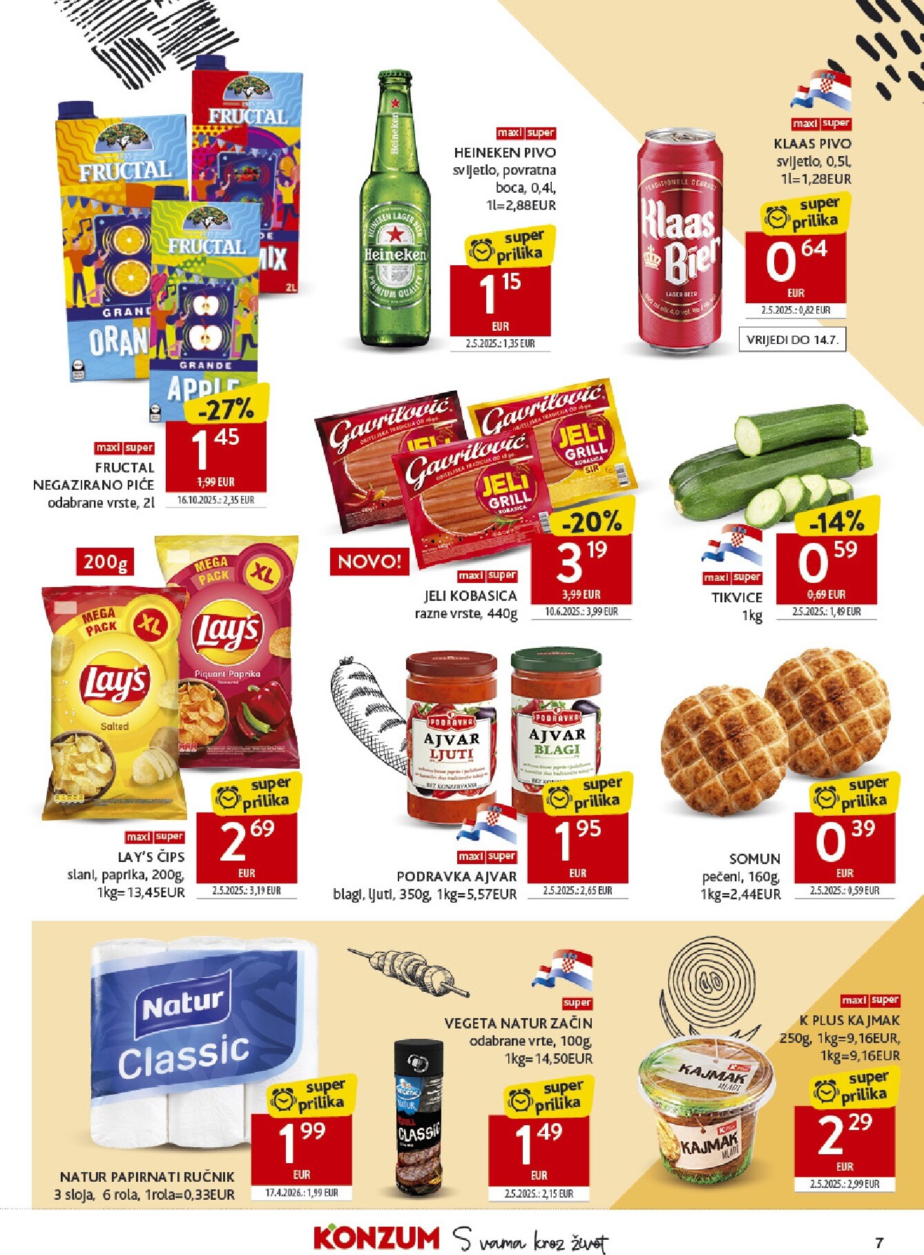 konzum - Aktualni katalog Konzum od srijede, 01.07.2026 do utorka, 07.07.2026 - page: 7