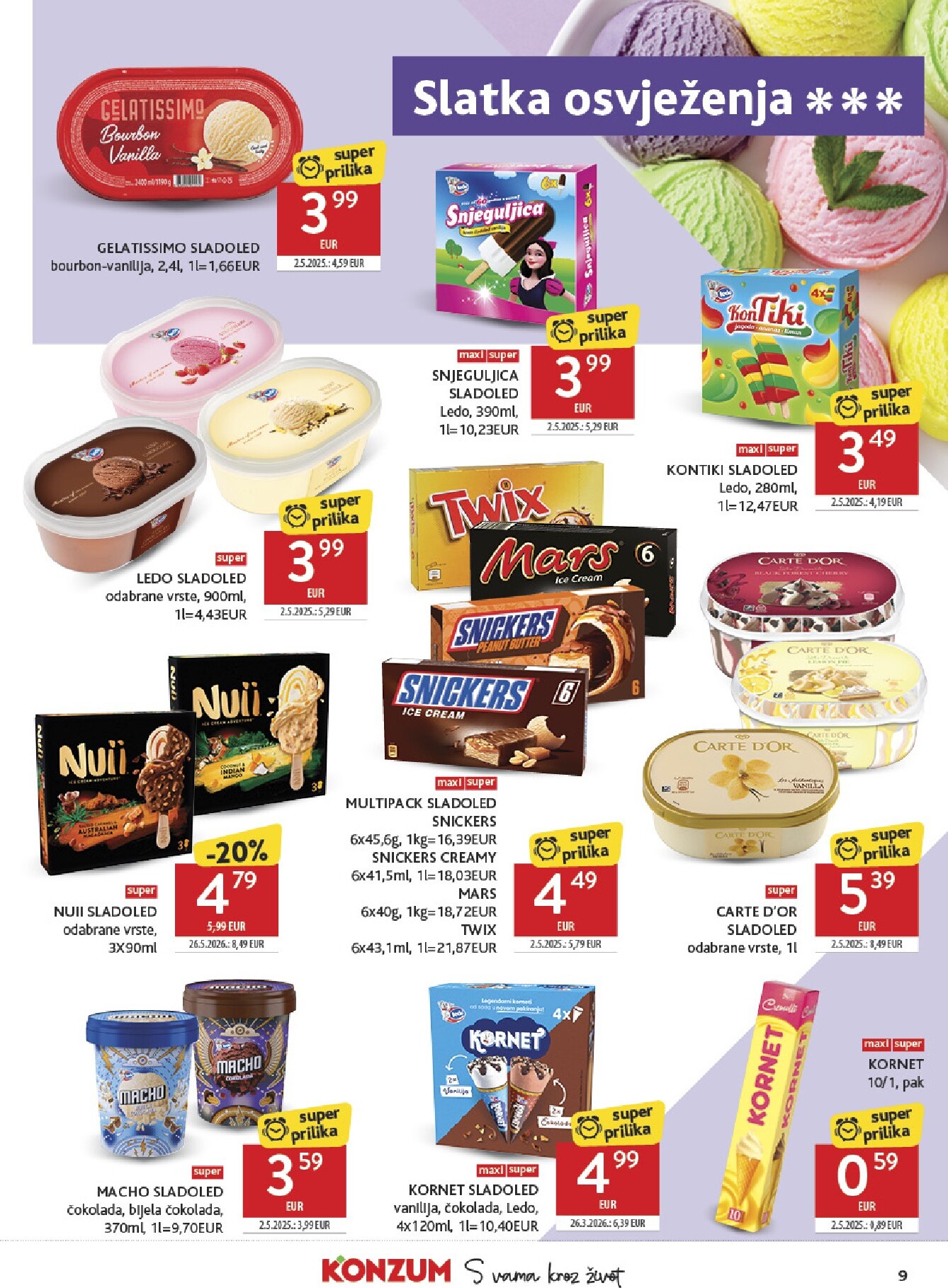 konzum - Novi Konzum katalog od srijede, 12.08.2026 do utorka, 18.08.2026 - page: 9