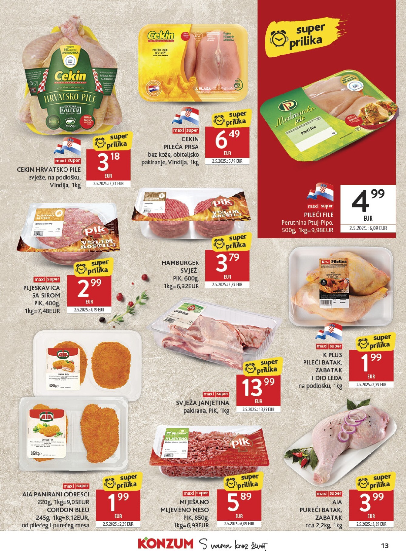 konzum - Novi Konzum katalog od srijede, 12.08.2026 do utorka, 18.08.2026 - page: 13