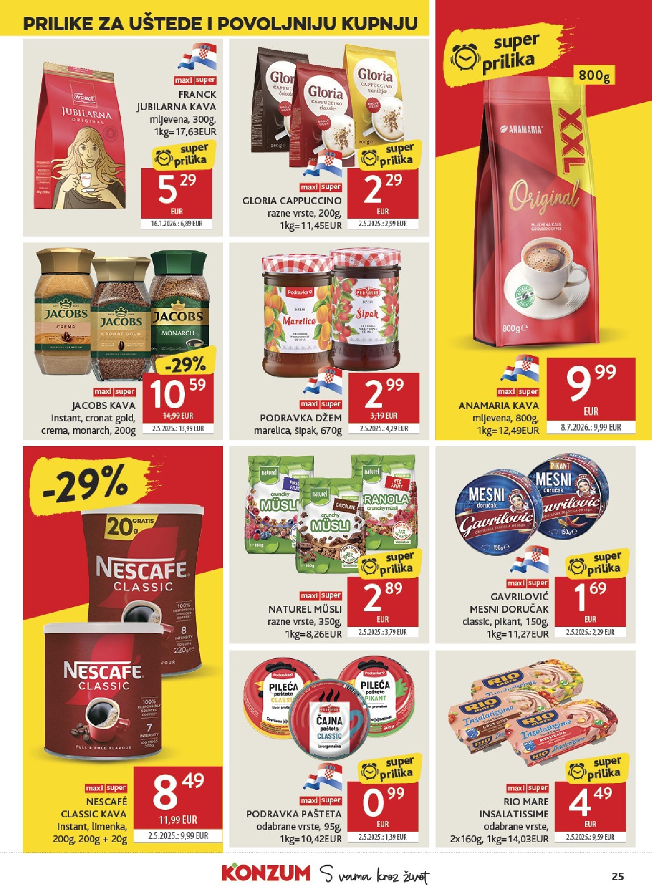 konzum - Novi Konzum katalog od srijede, 12.08.2026 do utorka, 18.08.2026 - page: 25