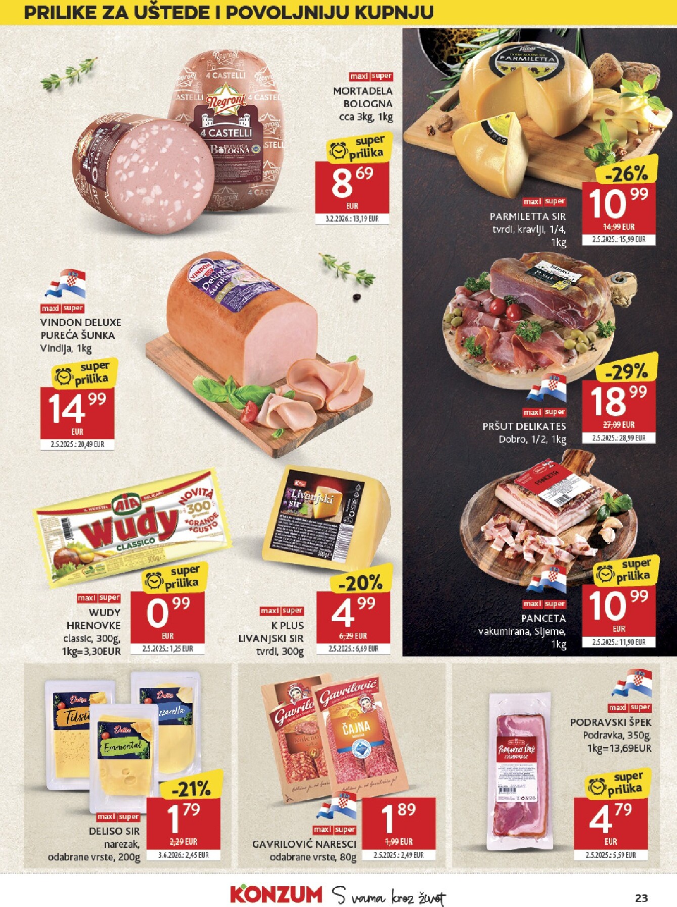 konzum - Novi Konzum katalog od srijede, 12.08.2026 do utorka, 18.08.2026 - page: 23