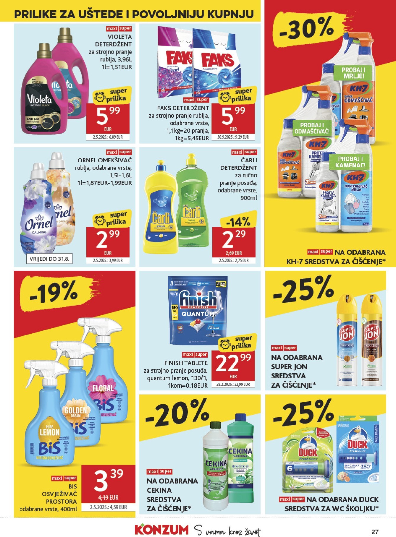 konzum - Novi Konzum katalog od srijede, 12.08.2026 do utorka, 18.08.2026 - page: 27