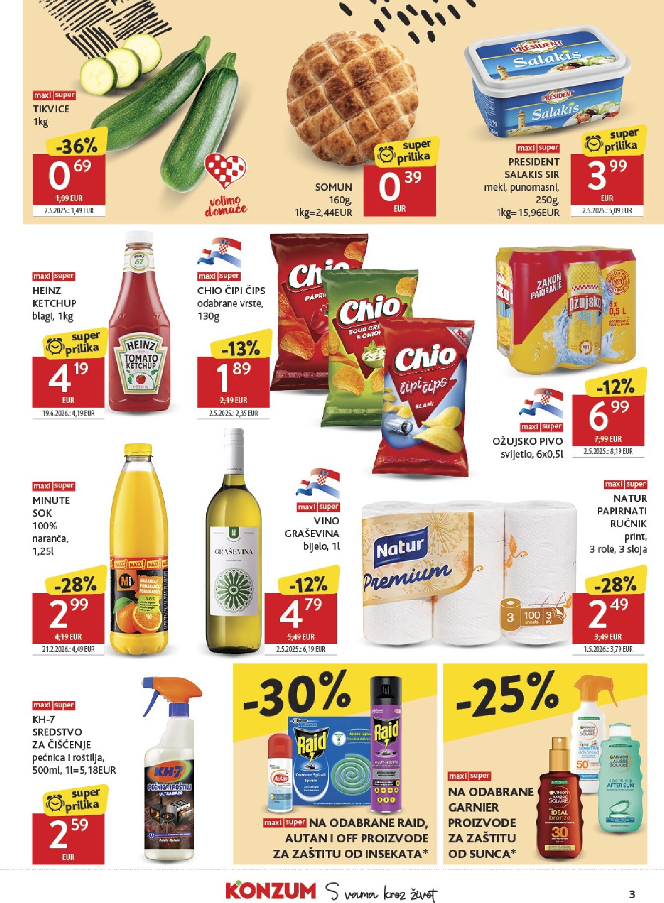 konzum - Novi Konzum katalog od srijede, 12.08.2026 do utorka, 18.08.2026 - page: 3