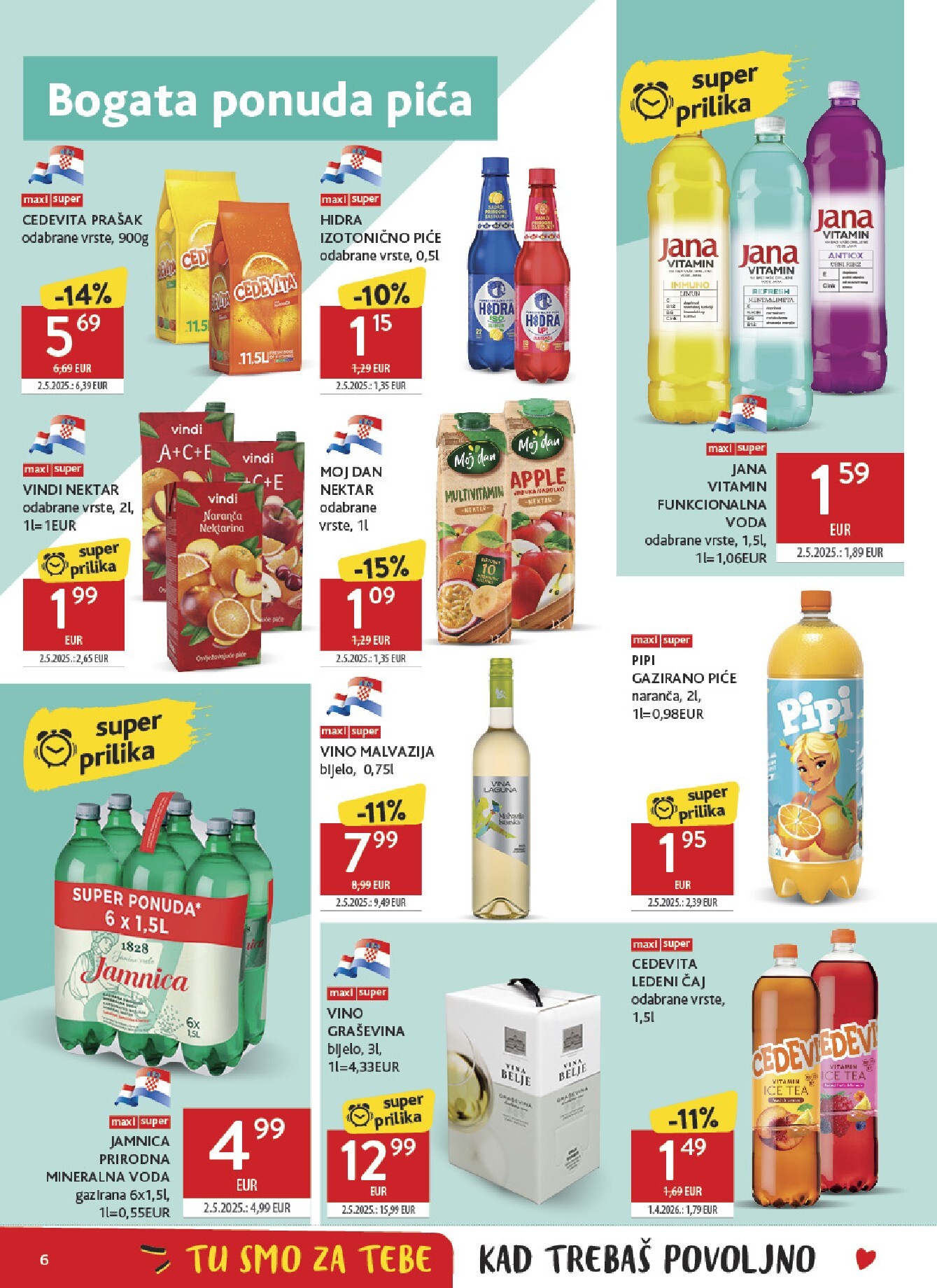 konzum - Novi Konzum katalog od srijede, 12.08.2026 do utorka, 18.08.2026 - page: 6