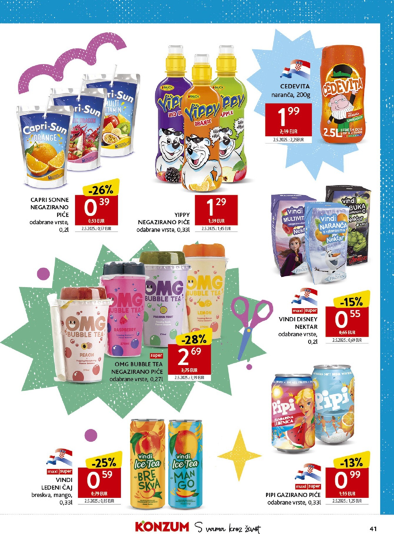 konzum - Aktualni katalog Konzum - Katalog škola od ponedjeljka, 17.08.2026 do nedjelje, 20.09.2026 - page: 41