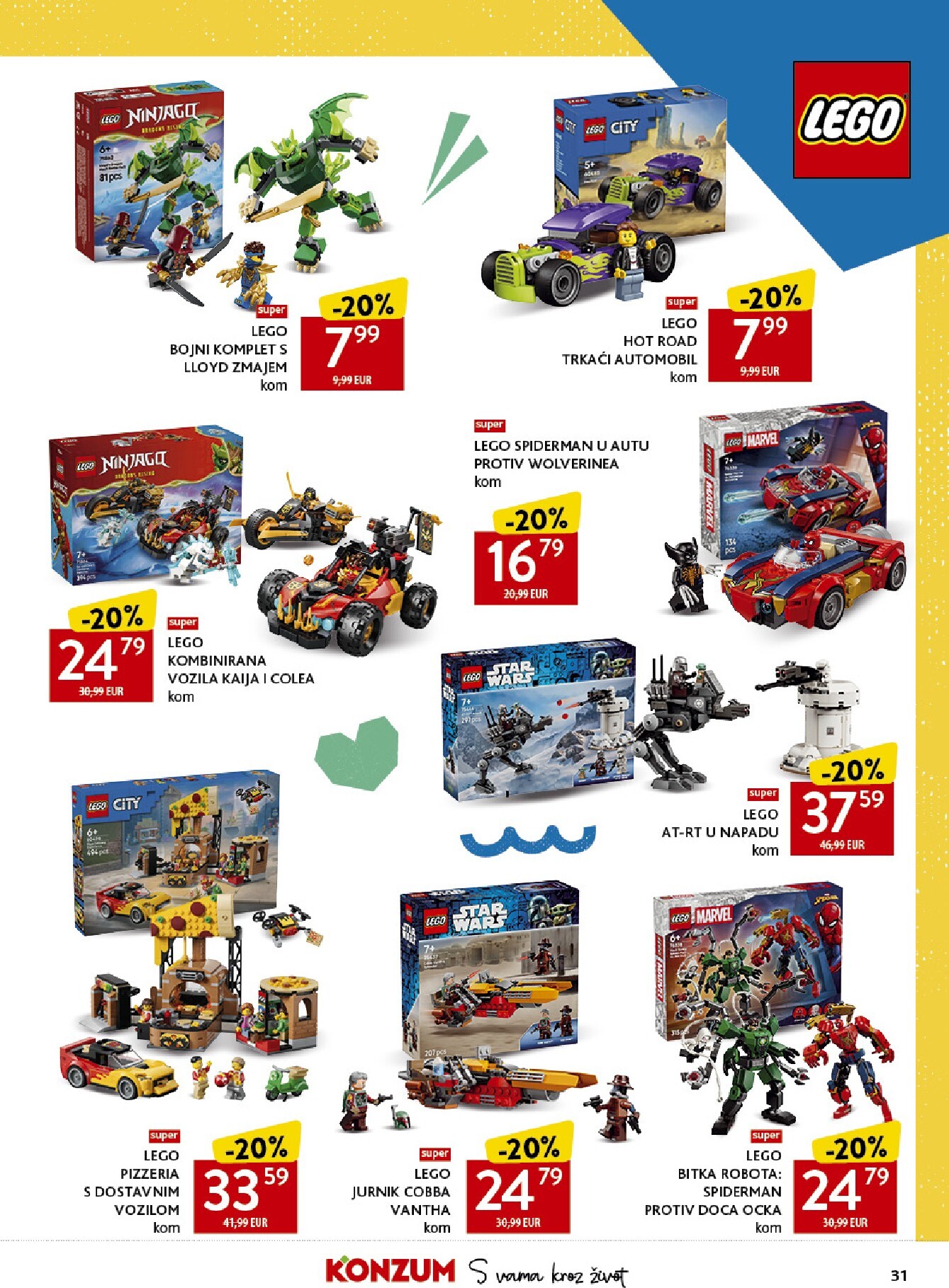 konzum - Aktualni katalog Konzum - Katalog škola od ponedjeljka, 17.08.2026 do nedjelje, 20.09.2026 - page: 31