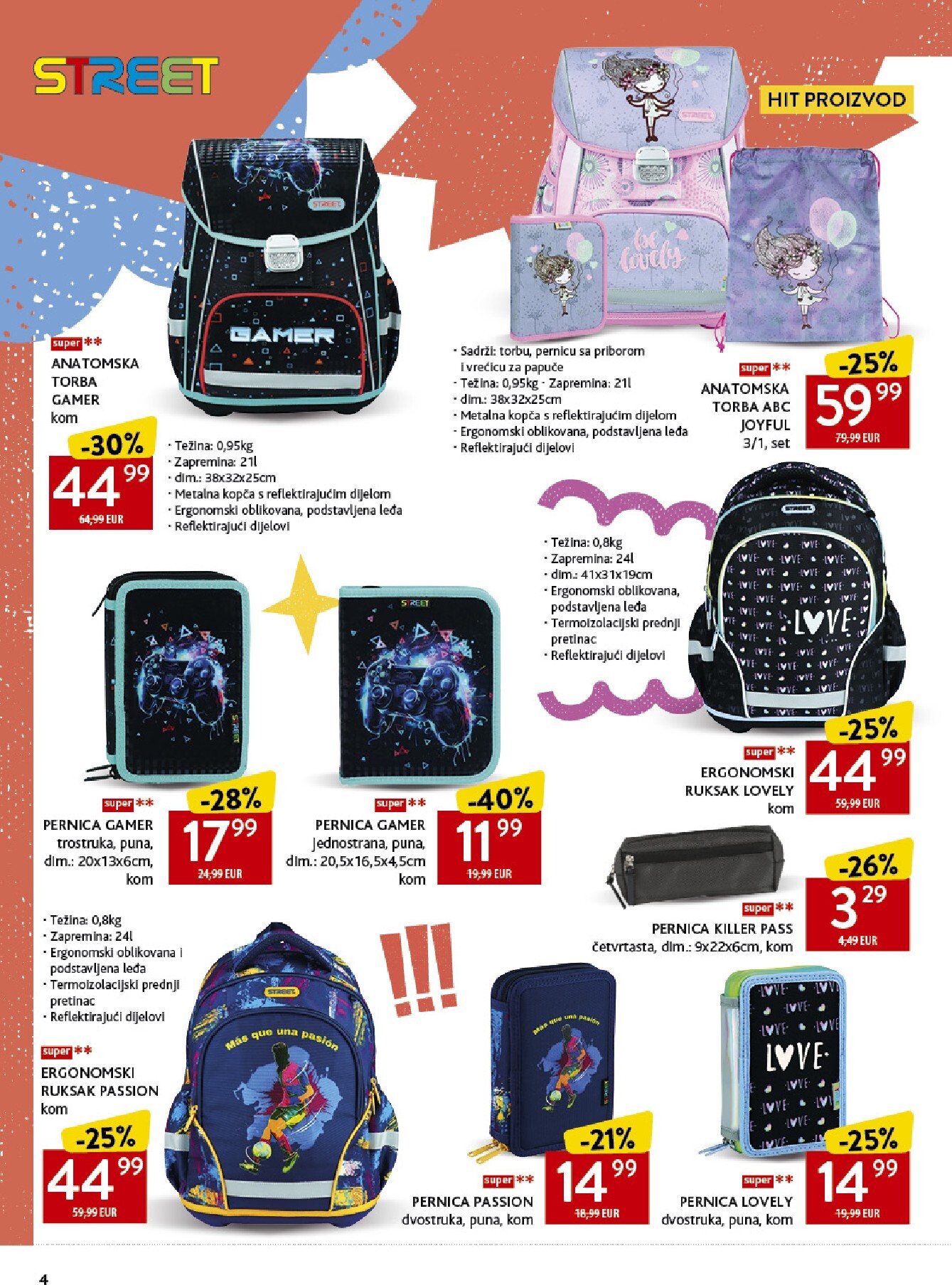konzum - Aktualni katalog Konzum - Katalog škola od ponedjeljka, 17.08.2026 do nedjelje, 20.09.2026 - page: 4