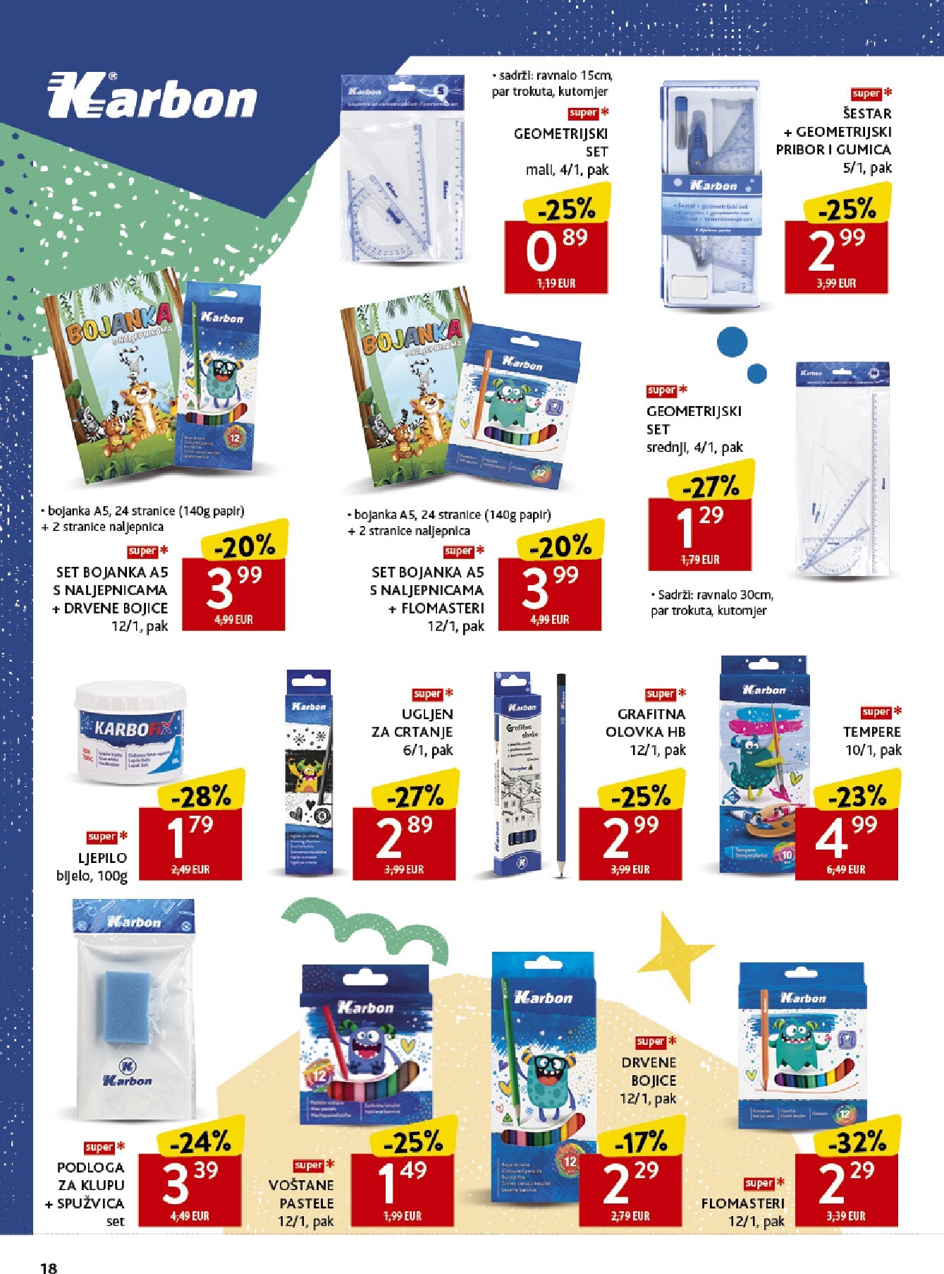 konzum - Aktualni katalog Konzum - Katalog škola od ponedjeljka, 17.08.2026 do nedjelje, 20.09.2026 - page: 18